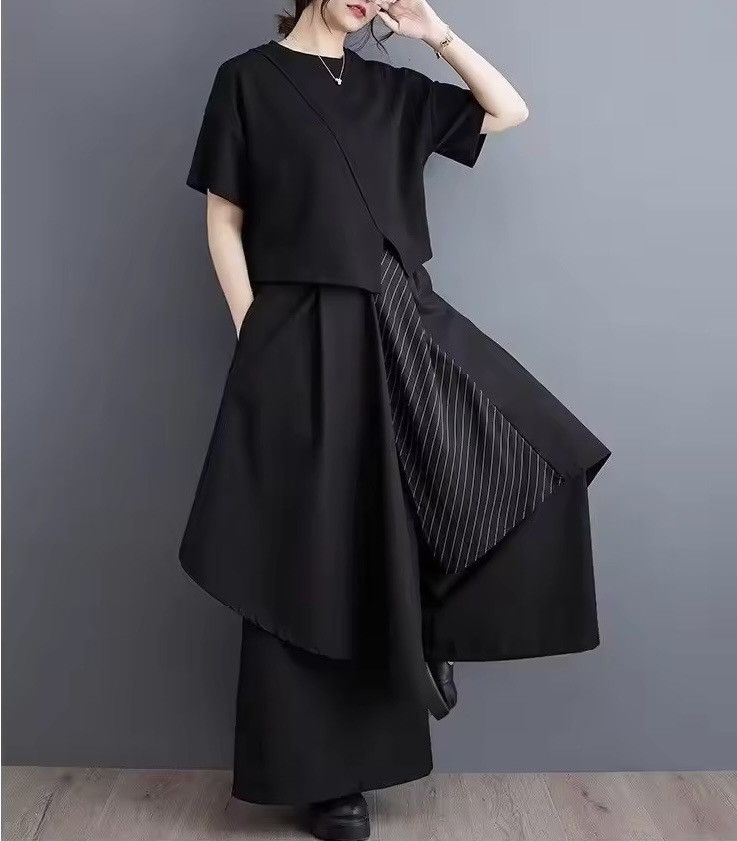 Japanese Brand Women’s Rubber Waist Loose Trousers Size US 34 / EU 50 - 2 Thumbnail