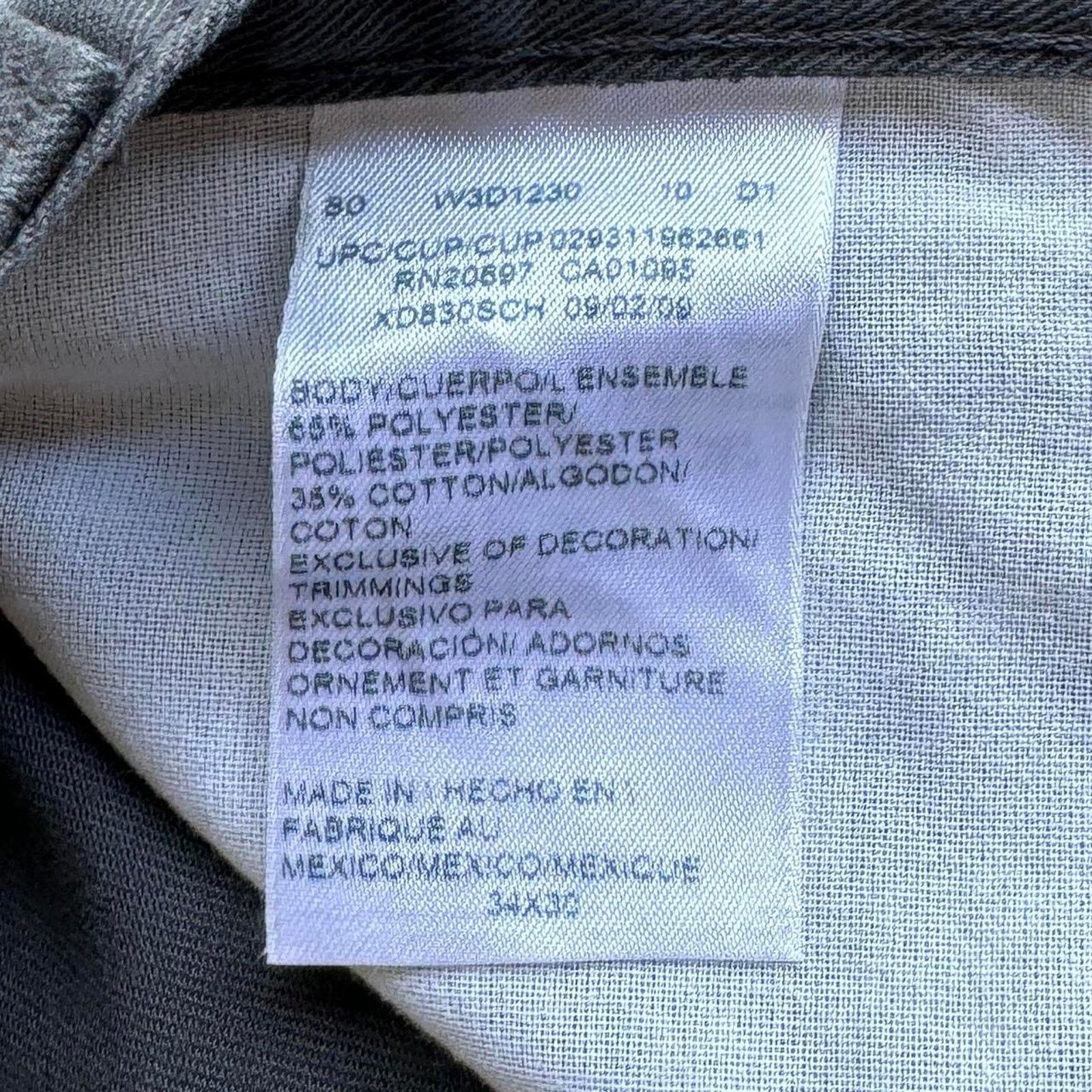 Dickies × Vintage Y2K Baggy Grey Dickies Casual Skater Chino Grunge Pants Size US 34 / EU 50 - 5 Thumbnail