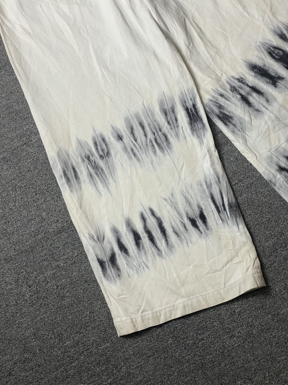 Japanese Brand × Vintage AIVER Brand Fashion Tie Dye Wide Leg Jeans (111) Size US 32 / EU 48 - 3 Thumbnail