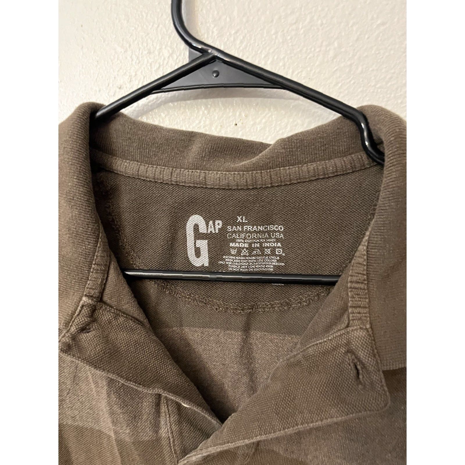 Gap VINTAGE Gap Polo Shirt Men XL Short Sleeve Brown Striped Golf Casual Size US XL / EU 56 / 4 - 3 Thumbnail