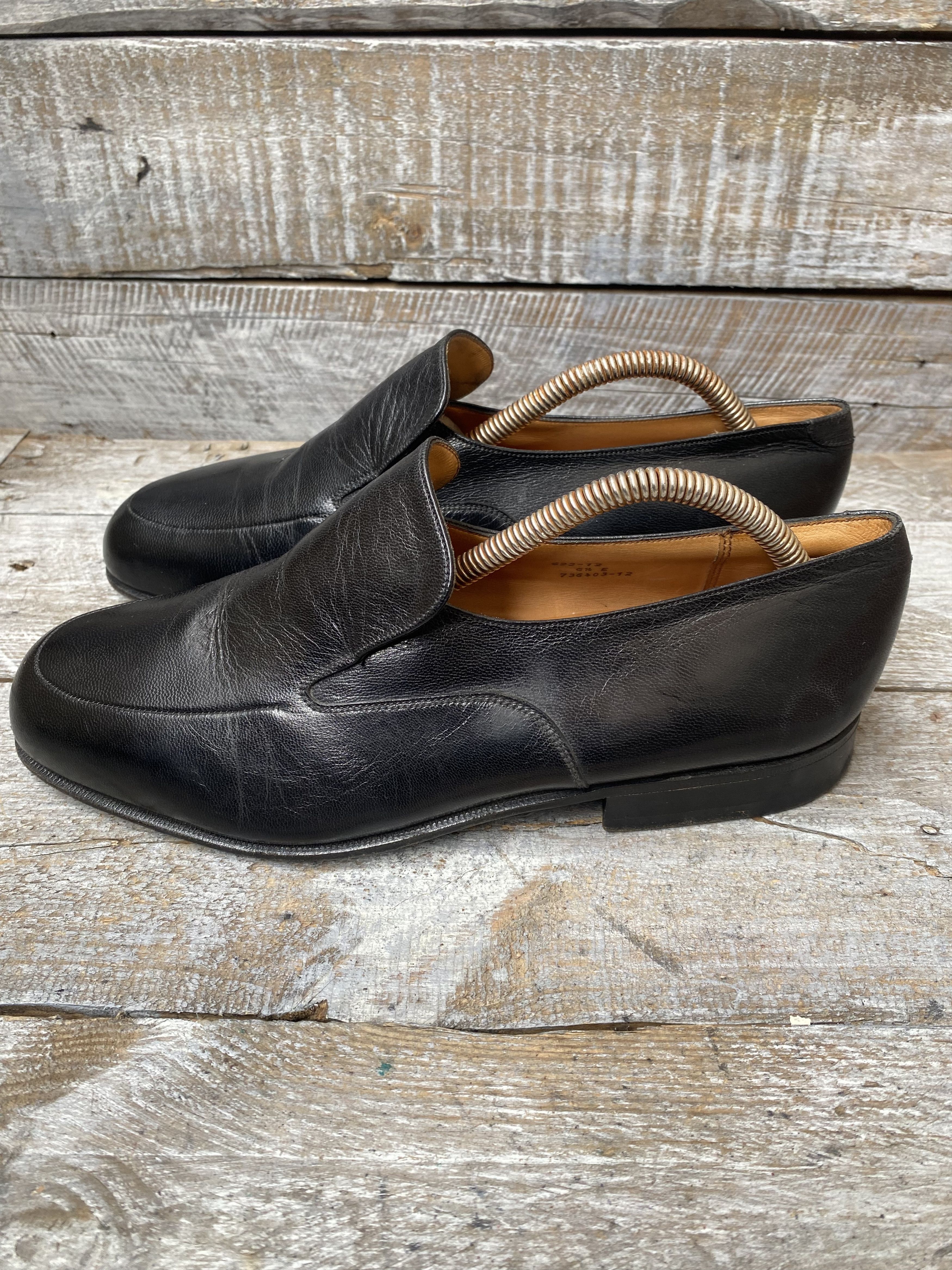 J.M. Weston J.M.Weston black leather slip on loafers sz Size US 6.5 / EU 39-40 - 3 Thumbnail
