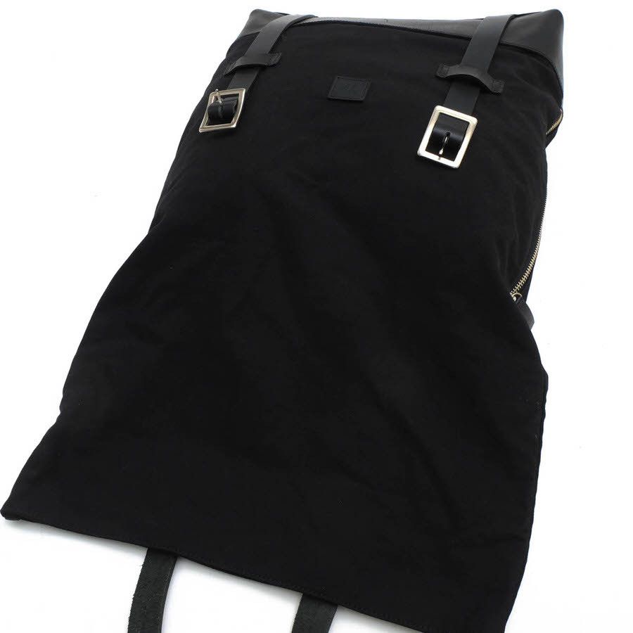 Yohji Yamamoto Yohji Yamamoto cow leather canvas backpack Size ONE SIZE - 6 Thumbnail