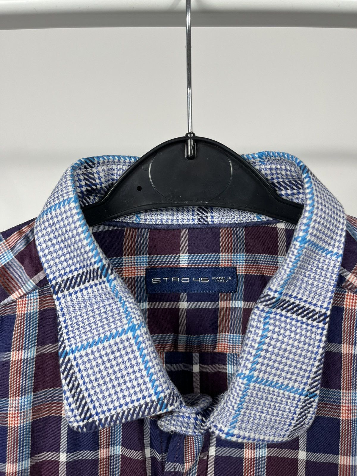 Etro Etro Men’s Plaid Button Down Shirt Made in Italy Long Sleeve Size US M / EU 48-50 / 2 - 4 Thumbnail