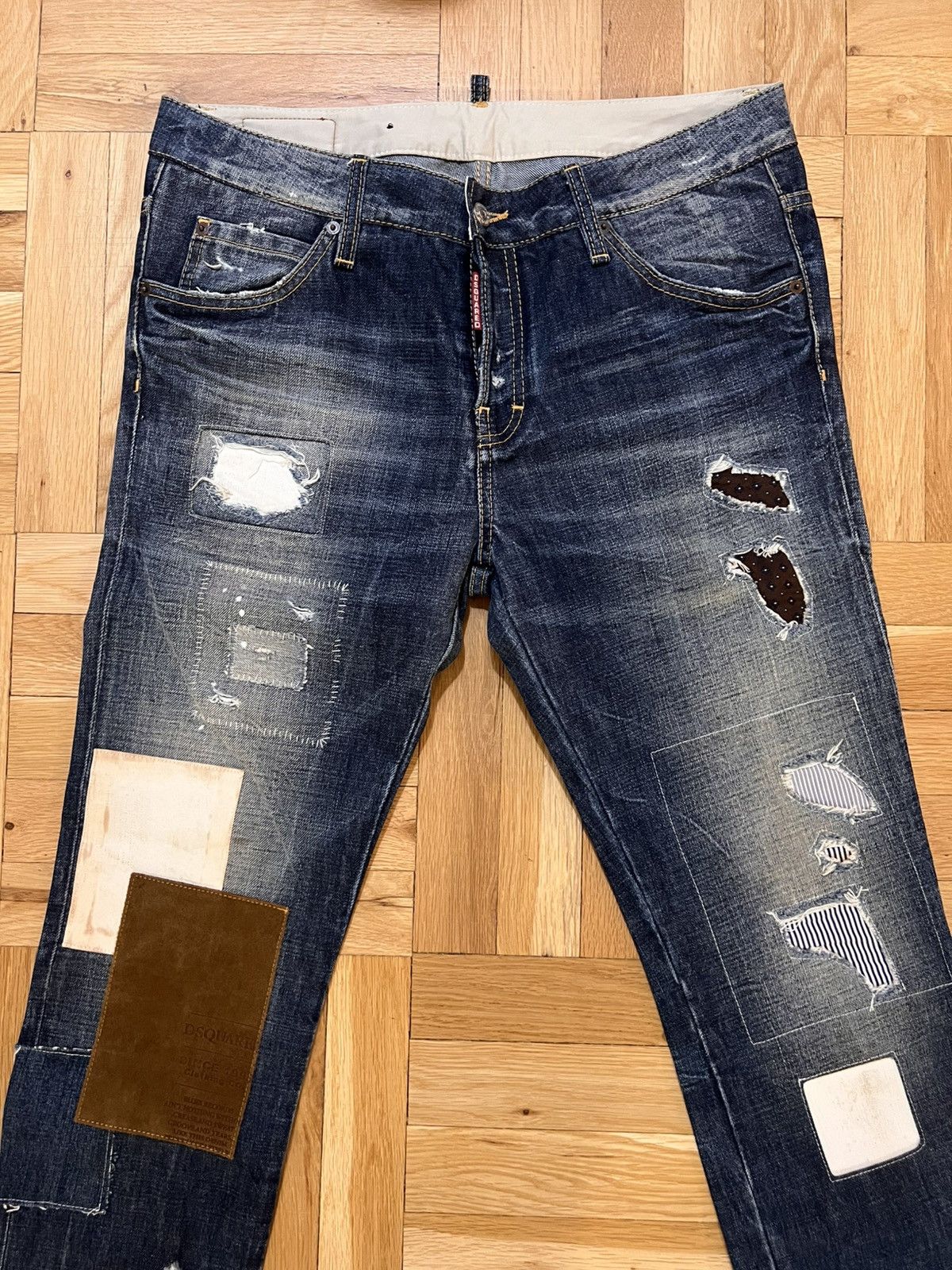 Dsquared2 Dsquared2 Runway Patchwork Denim super rare Size US 34 / EU 50 - 3 Thumbnail