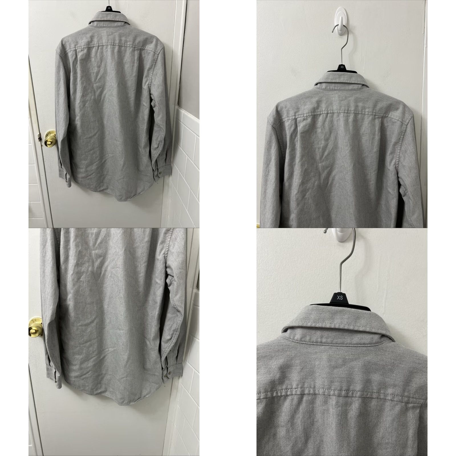 Eddie Bauer VINTAGE Eddie Bauer Work Shirt Mens S Gray Cotton Twill Button-Down Rugged L/S Size US S / EU 44-46 / 1 - 8 Thumbnail