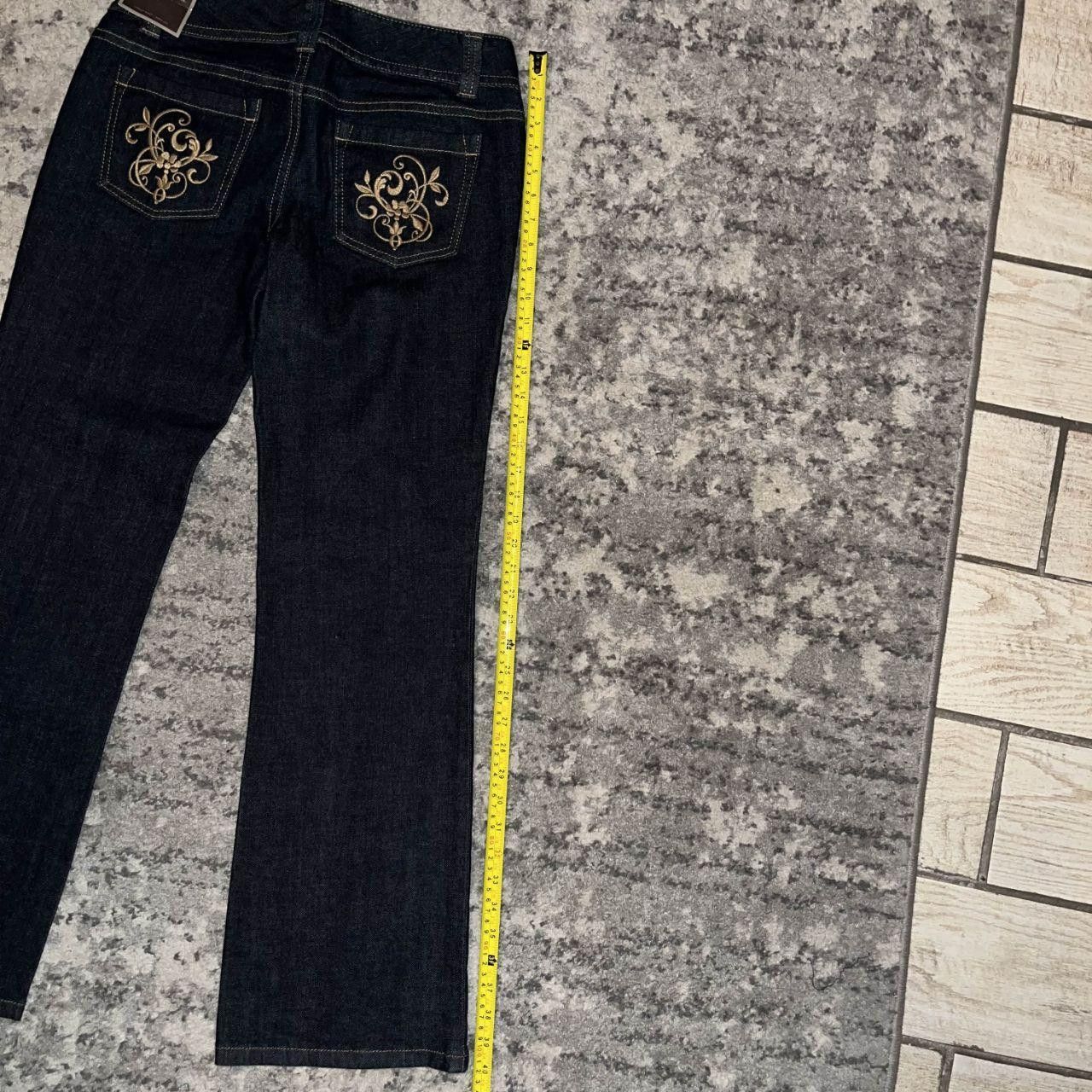 Ann Taylor Deadstock Y2K Ann Taylor Dark Wash Jeans Size 28" / US 6 / IT 42 - 5 Thumbnail