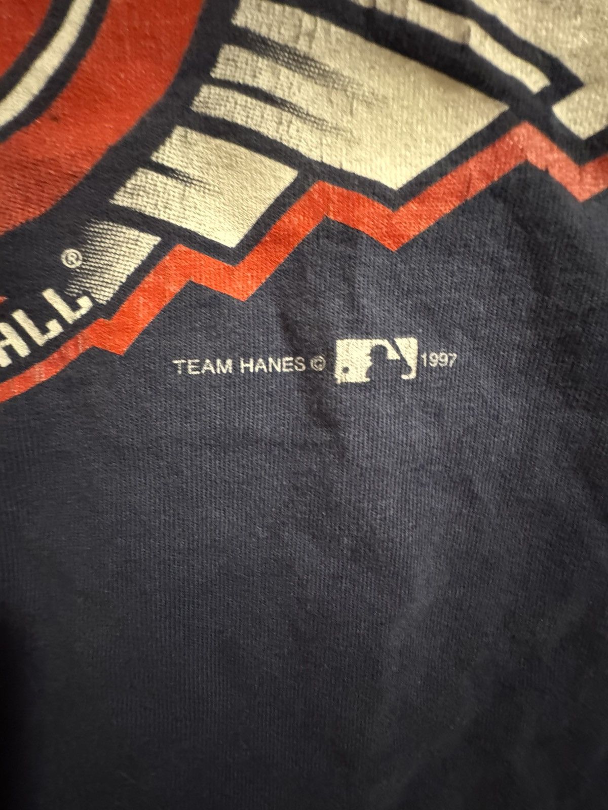 MLB × New York Yankees × Vintage 1997 Team Hanes New York Yankees T-Shirt Size US L / EU 52-54 / 3 - 4 Thumbnail