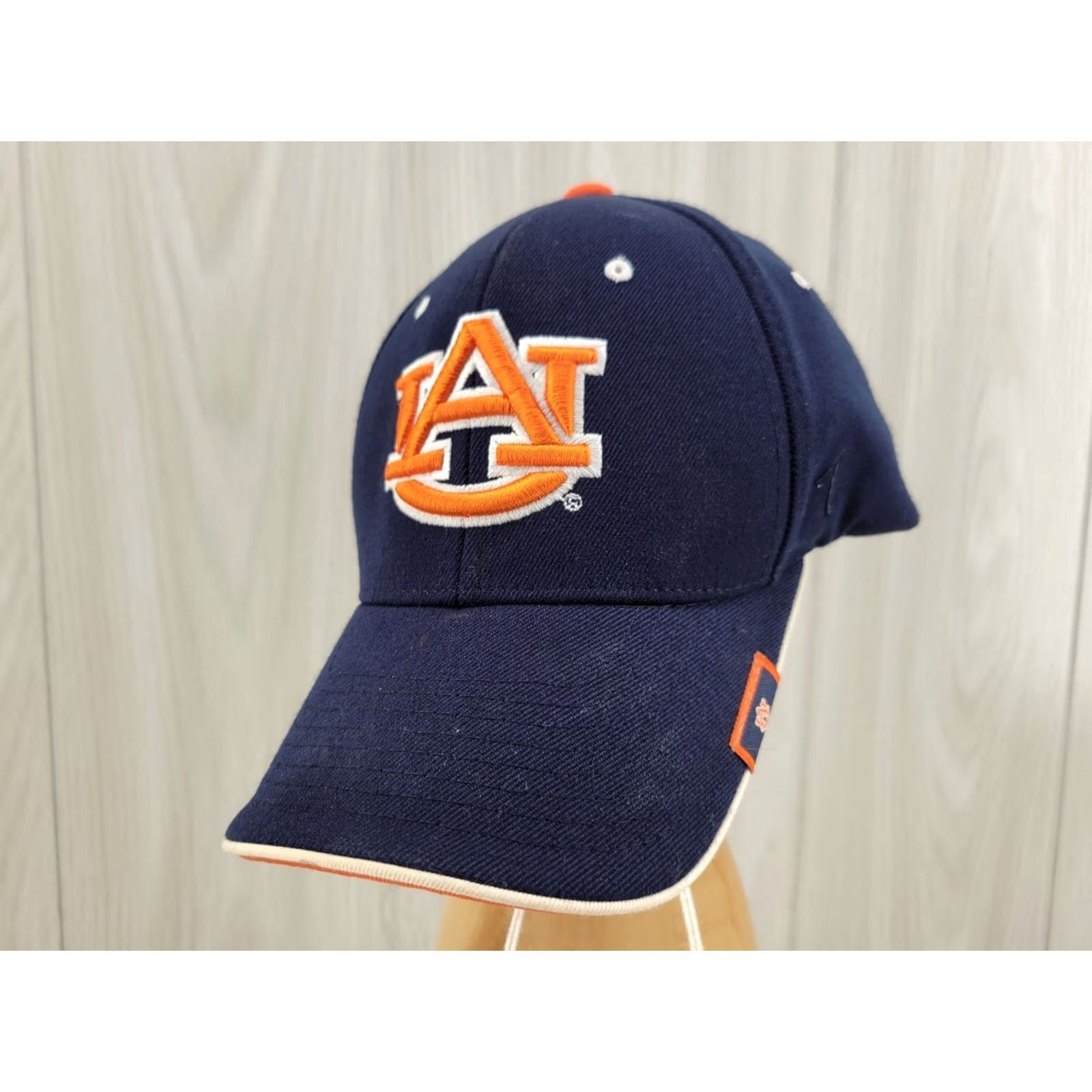 Zephyr Zephyr Hat Fitted M/L Adult Blue Auburn University Tigers NCAA Snapback Logo Embroidered Adjustable Unisex Cap Size ONE SIZE - 2 Thumbnail