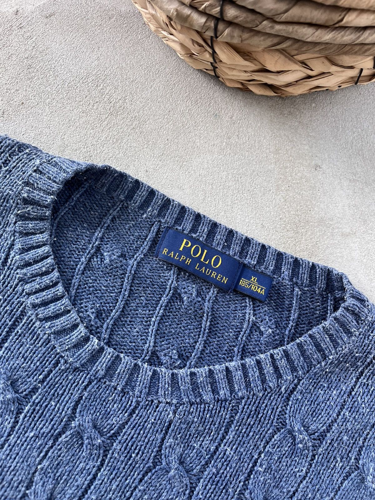 Polo Ralph Lauren Vintage Ralph Lauren Silk Knit Sweater Blue Small Logo Y2K Size US XL / EU 56 / 4 - 10 Thumbnail