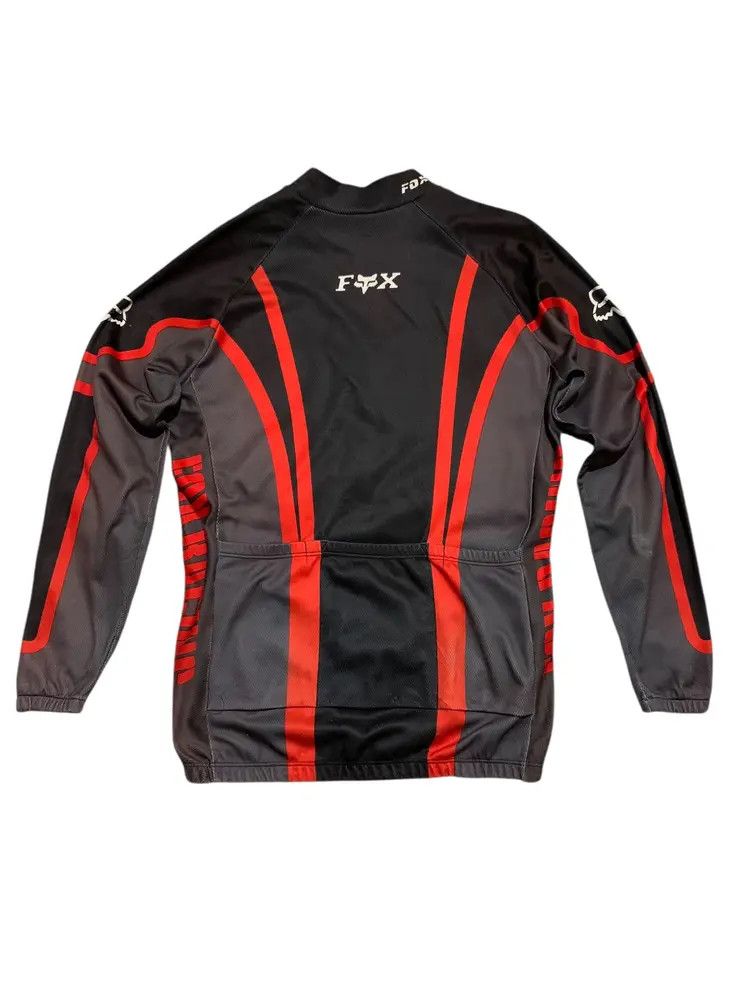 Fox Racing Vintage Worn Fox Racing moto jersey zip up Size US L / EU 52-54 / 3 - 7 Thumbnail