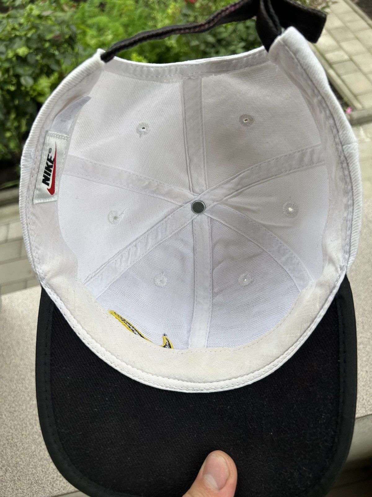 Nike Vintage Nike Swoosh Logo Y2k Drill streetwear style cap Size ONE SIZE - 7 Thumbnail