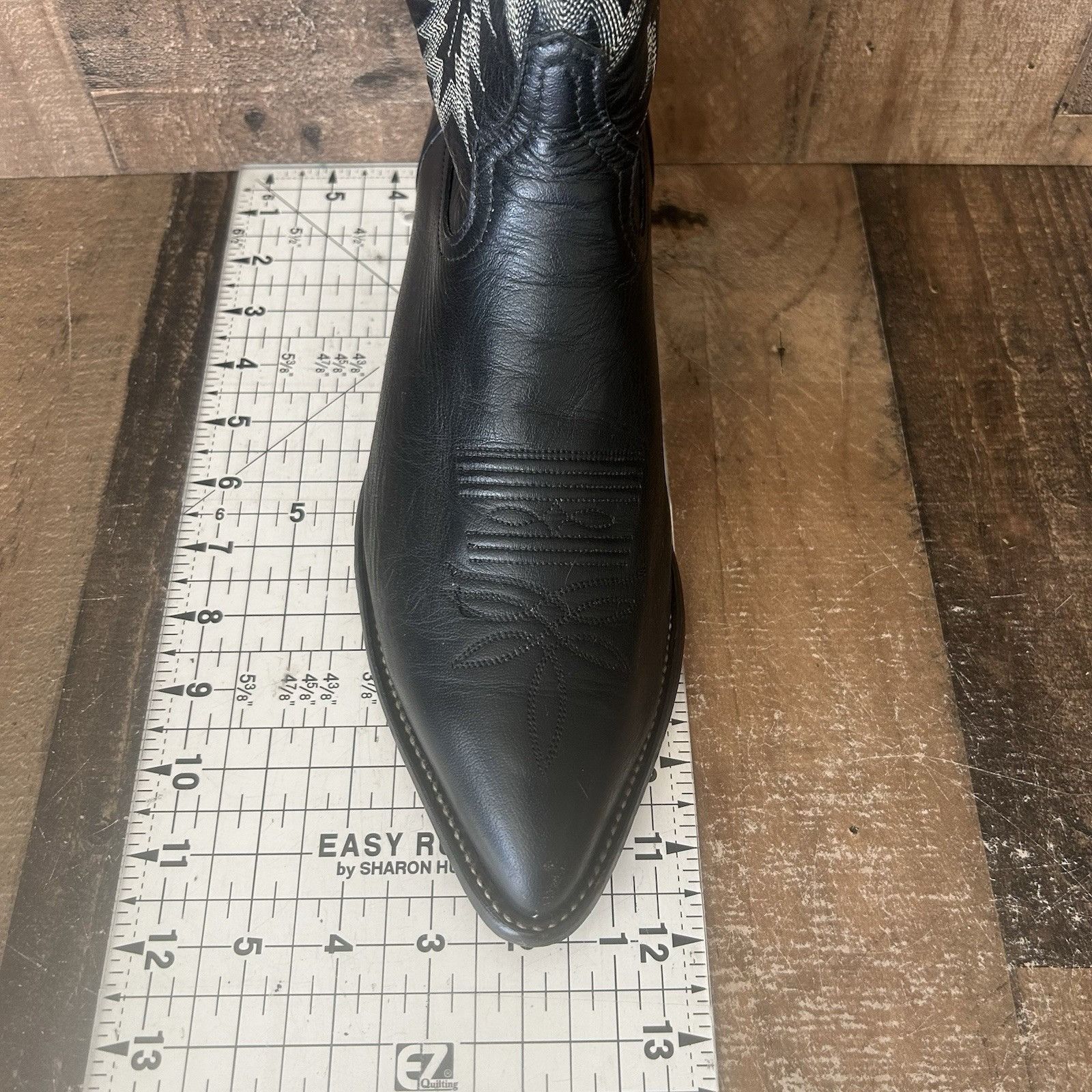 Tony Lama Tony Lama Vintage Classic Black Cowboy Boots Mens 10.5 EE Size US 10.5 / EU 43-44 - 9 Thumbnail
