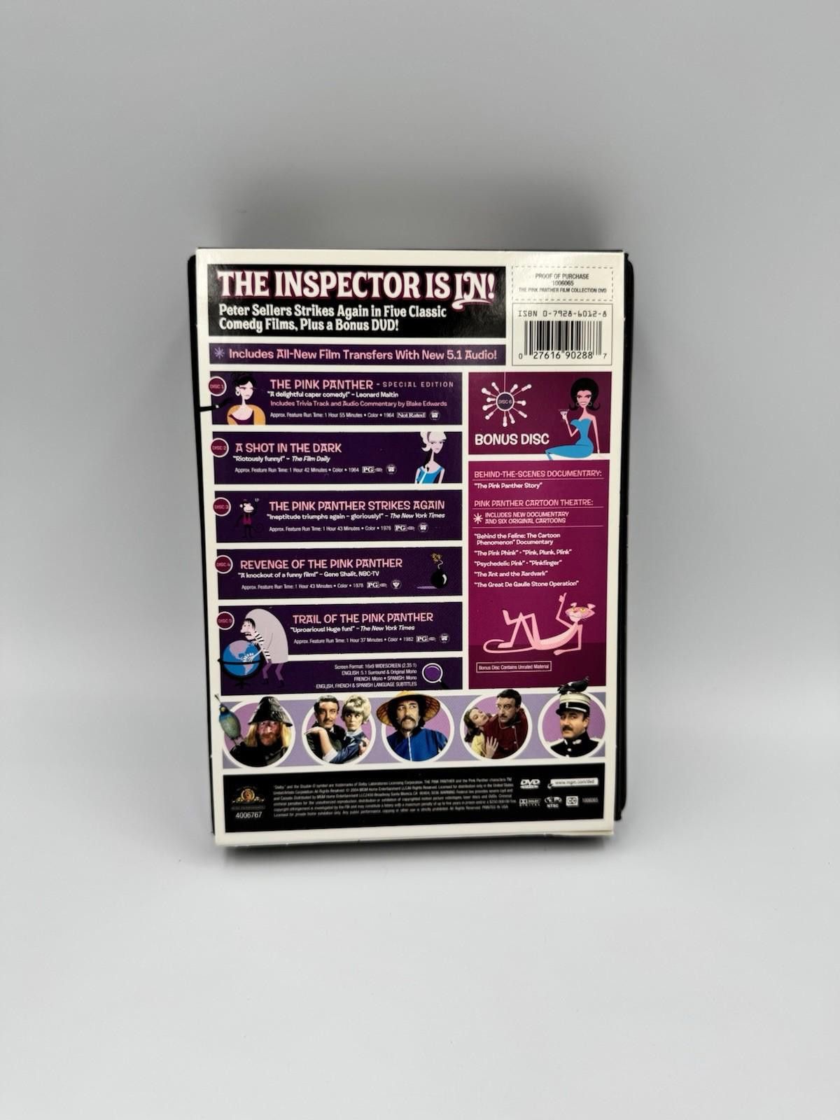 Designer The Pink Panther Film Collection 6-Disc DVD Collector's Set Size ONE SIZE - 2 Thumbnail