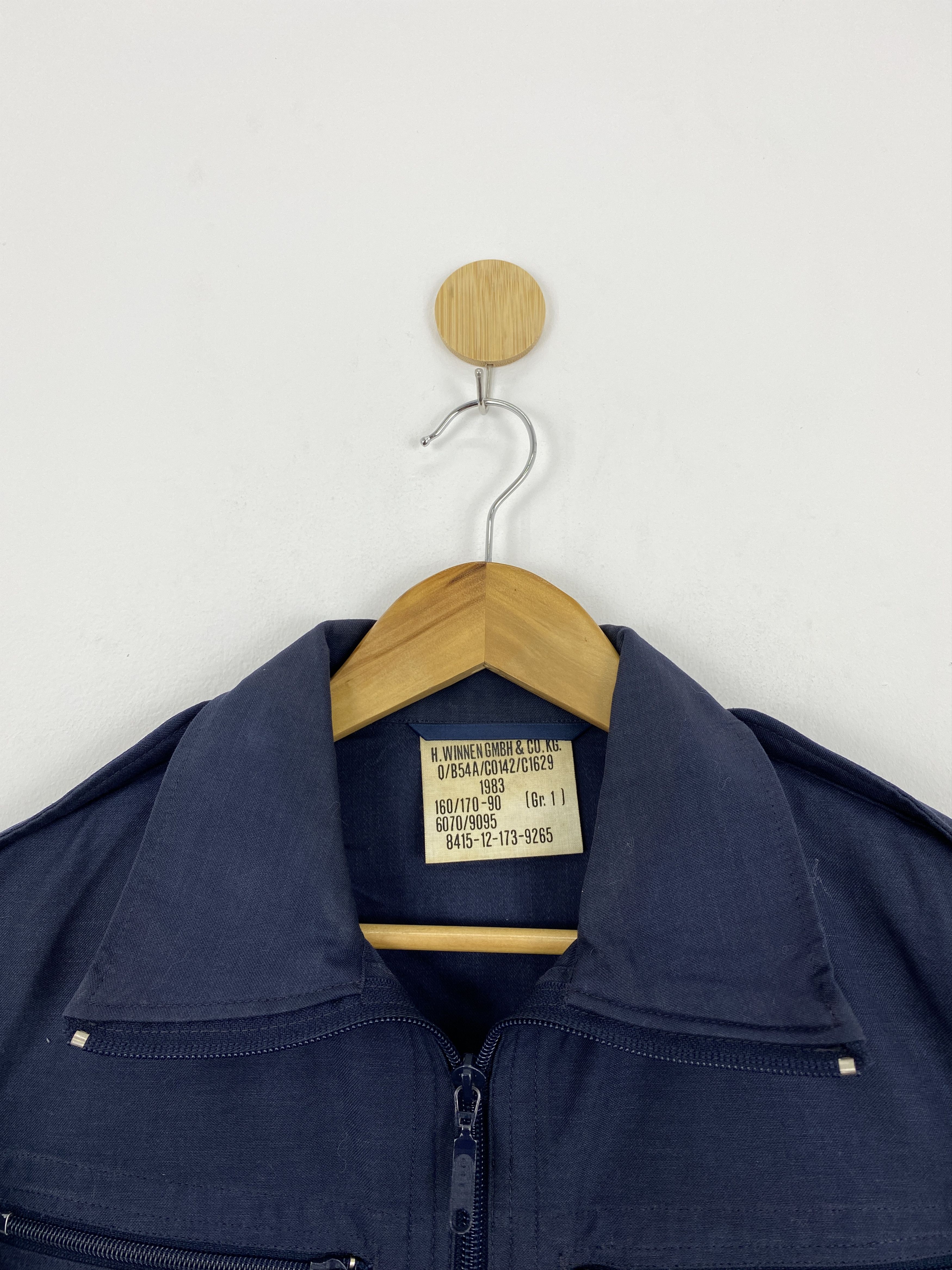 Vintage 80s Vintage Germany Military Denim Jacket J1806 Size US XS / EU 42 / 0 - 8 Thumbnail