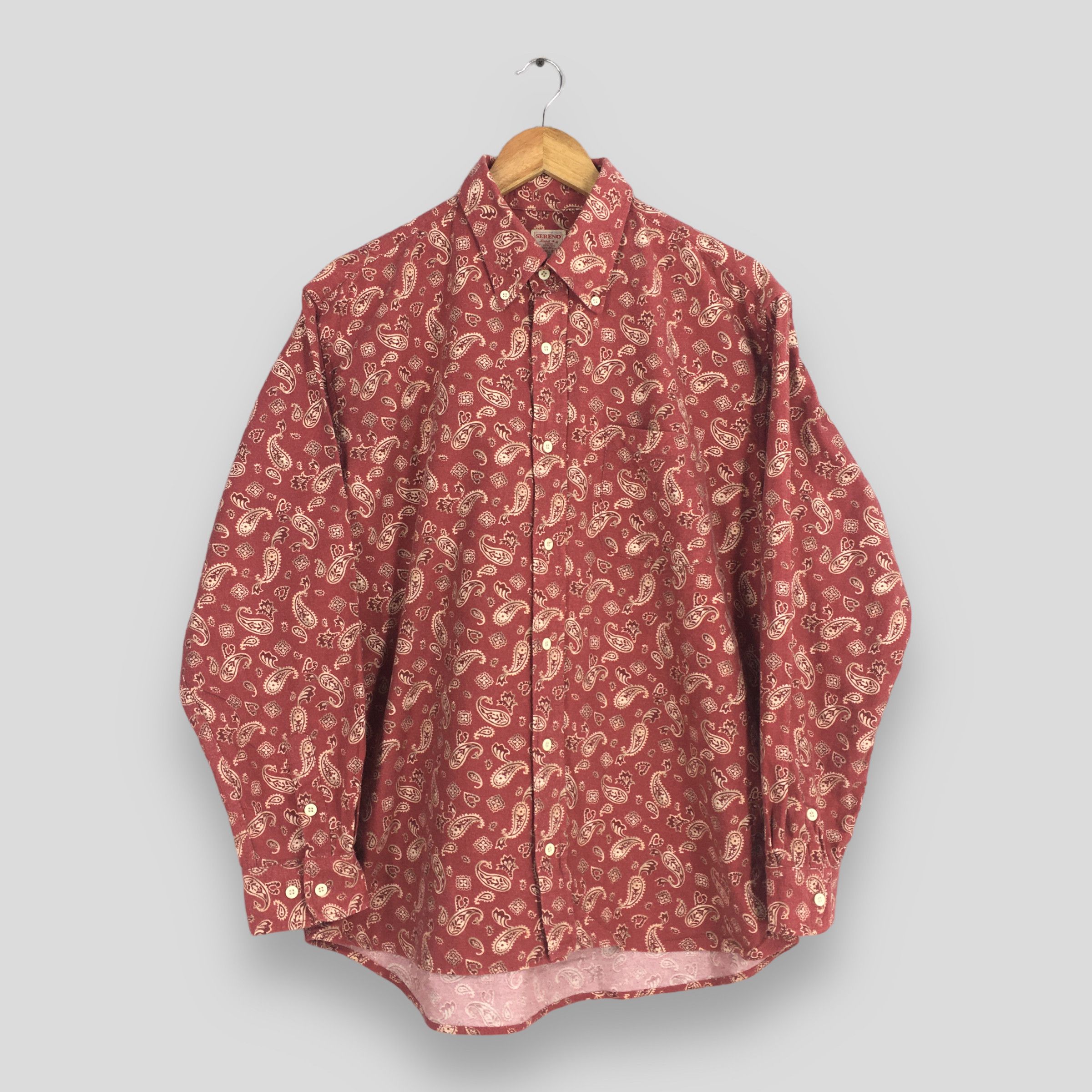 Vintage Vintage 80's Paisley Floral Shirt Casual Large Size US L / EU 52-54 / 3 - 1 Thumbnail