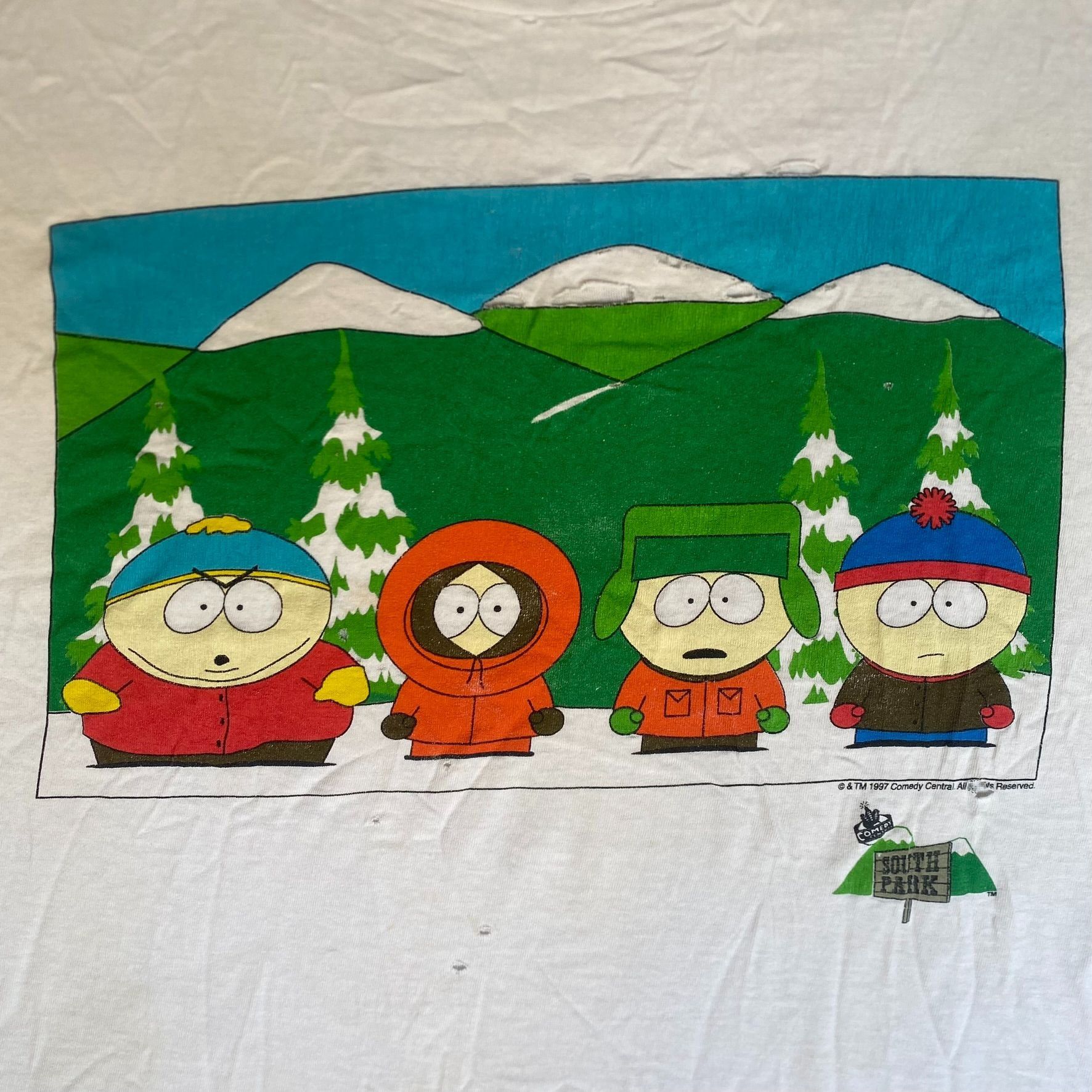 Gildan Vintage Y2K South Park Shirt Adult Swim Cartoon Tee Size US XL / EU 56 / 4 - 3 Thumbnail