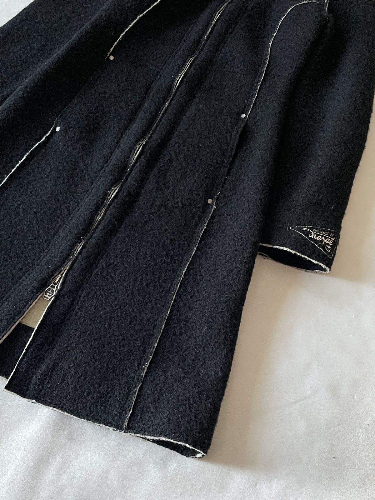 Diesel Diesel Avant Garde Vintage Wool Coat Ann Demeulemeester styl Size S / US 4 / IT 40 - 6 Thumbnail