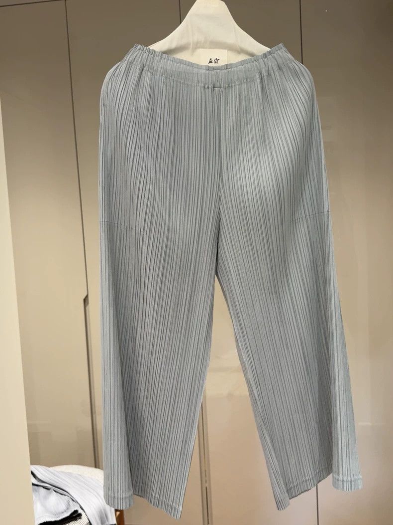 Issey Miyake issey miyake size:3 Grey pleated trousers Size 42" / US 20 - 1 Thumbnail