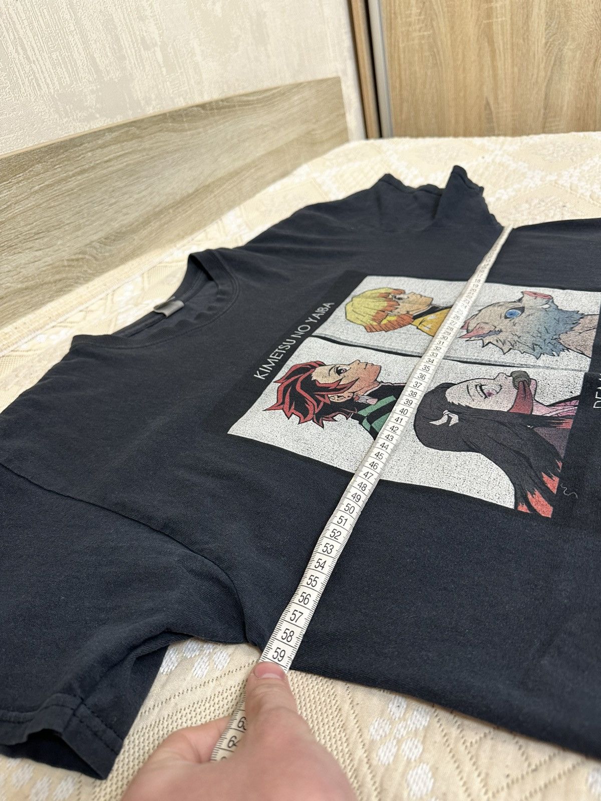 Anime 🔥 Demon Slayer Kimetsu no Yaiba Anime Promo T Shirt Manga Size US XL / EU 56 / 4 - 9 Thumbnail