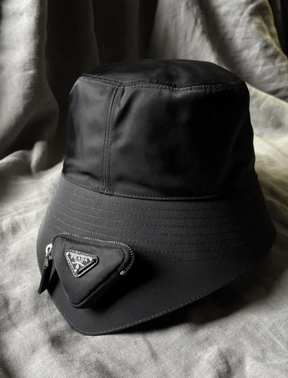 Prada PRADA Re-Nylon Pouch Bucket Hat XL Size ONE SIZE - 1 Thumbnail
