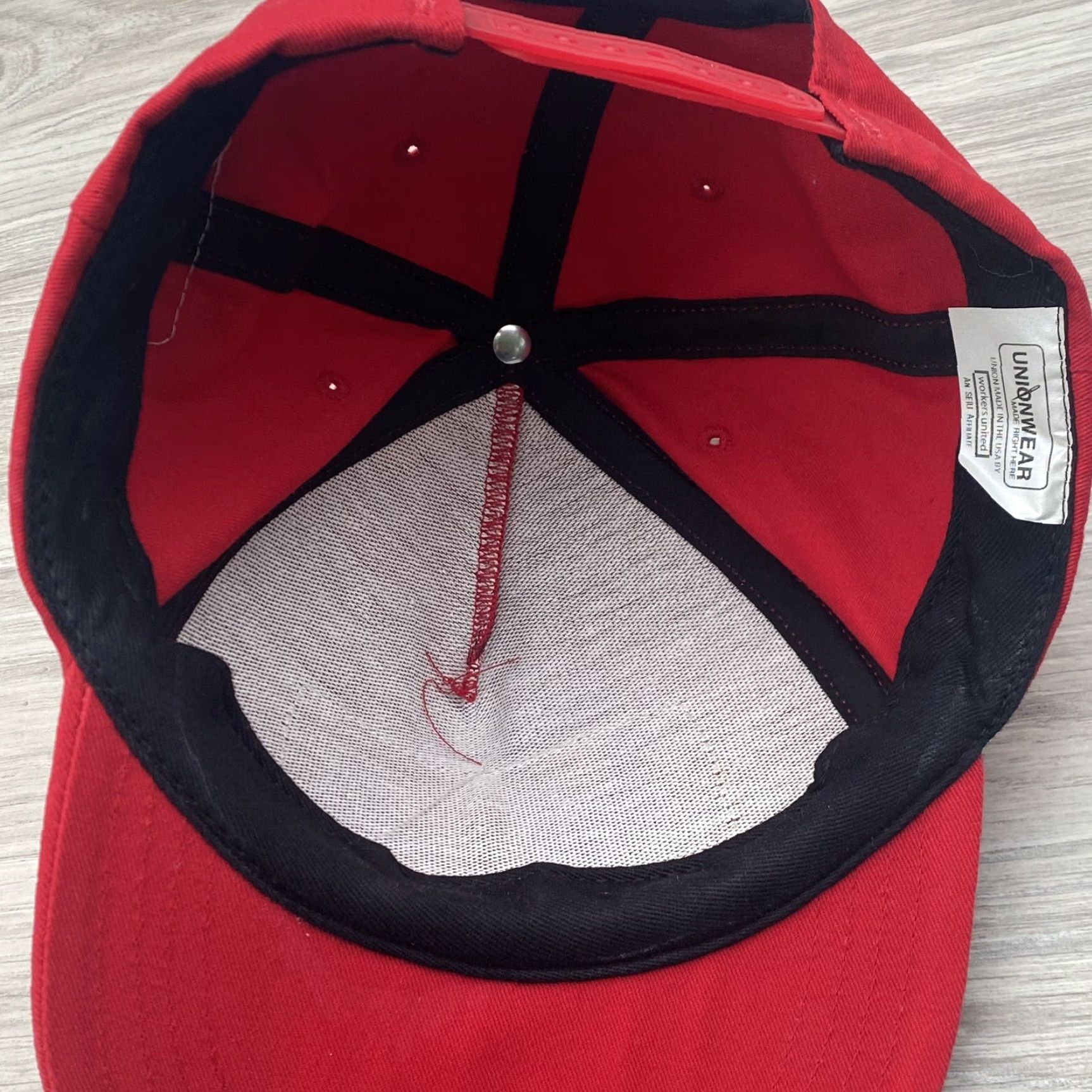 Budweiser VINTAGE Unionwear Budweiser Racing Team Snap Back Hat Union Made In USA Unionwear Size ONE SIZE - 7 Thumbnail