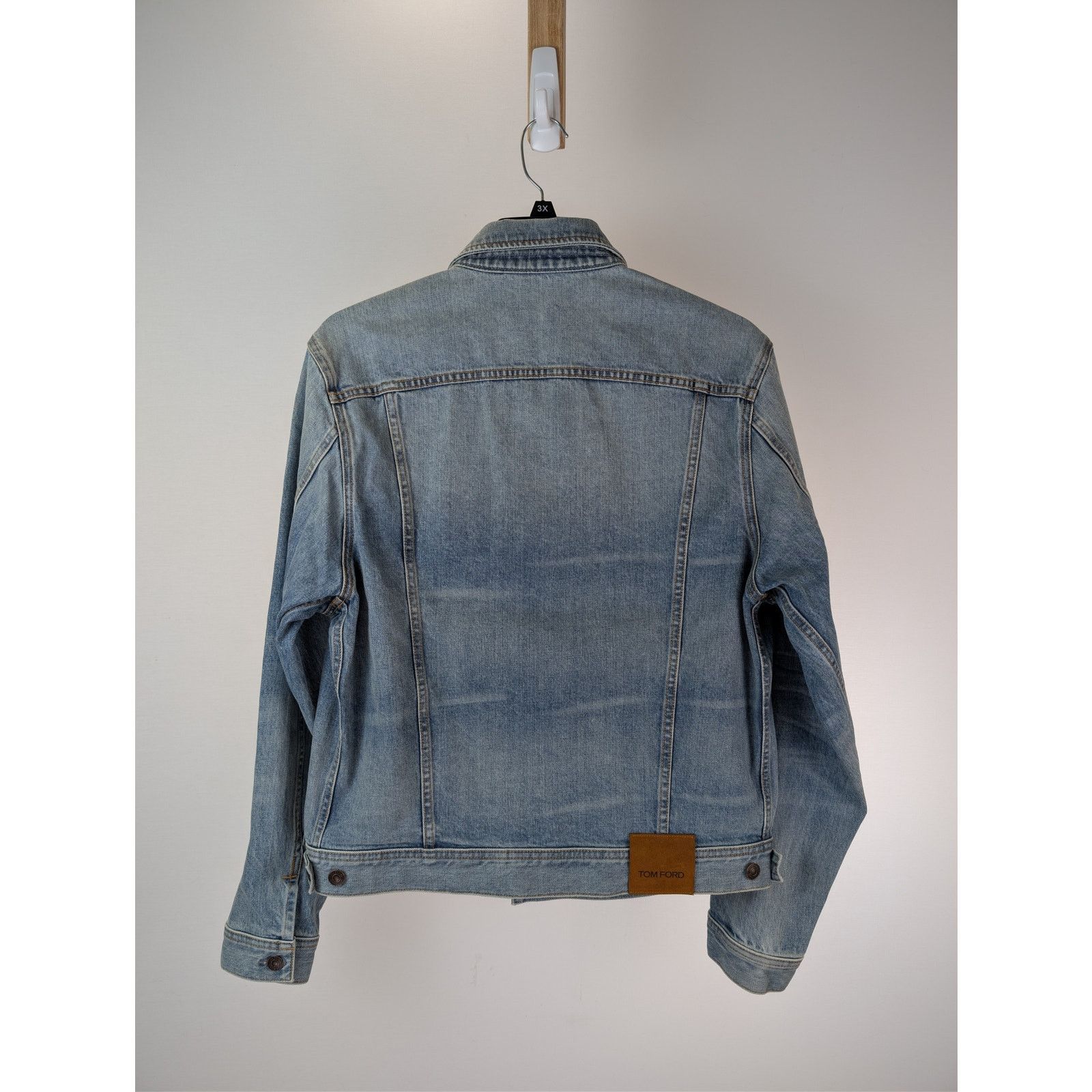 Tom Ford o1rshd1 Denim Jacket in Washed Blue S Size US S / EU 44-46 / 1 - 15 Thumbnail