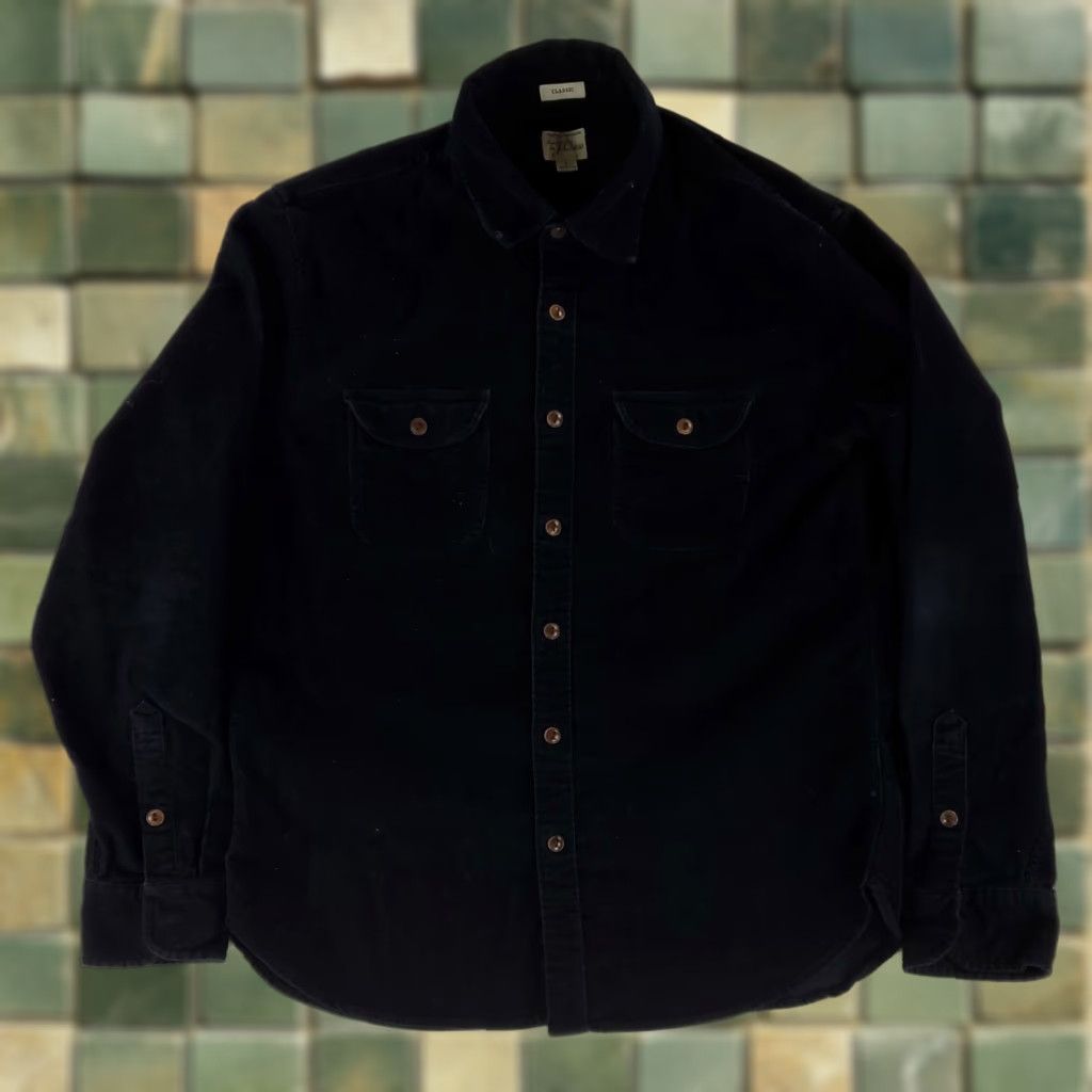 J.Crew J.CREW Shirt Corduroy Button-Up Blue Long Sleeve Mens L Size US L / EU 52-54 / 3 - 1 Thumbnail