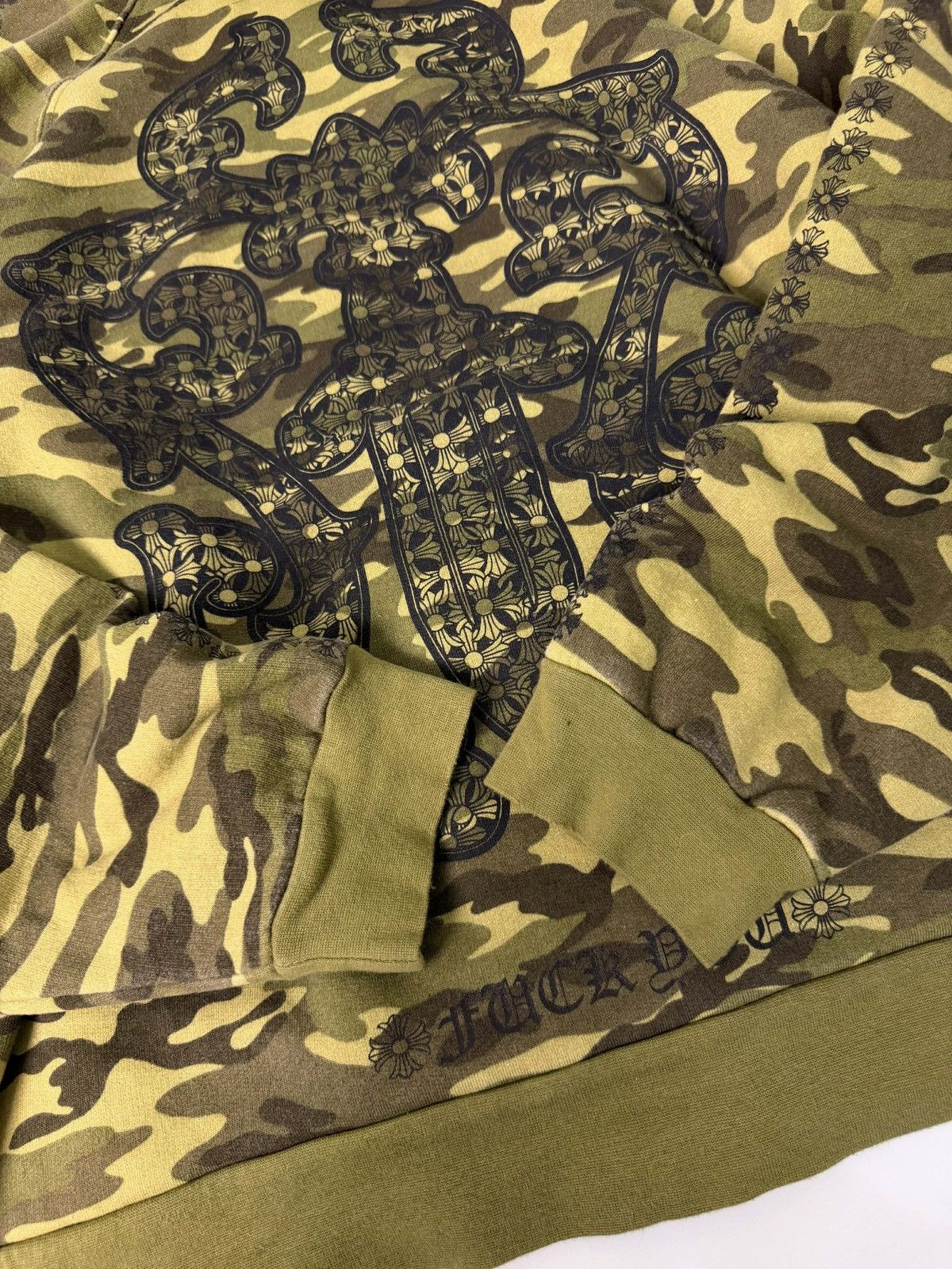 Chrome Hearts Chrome Hearts Camo Thermal Lined Zip Up Hoodie Size US M / EU 48-50 / 2 - 8 Thumbnail