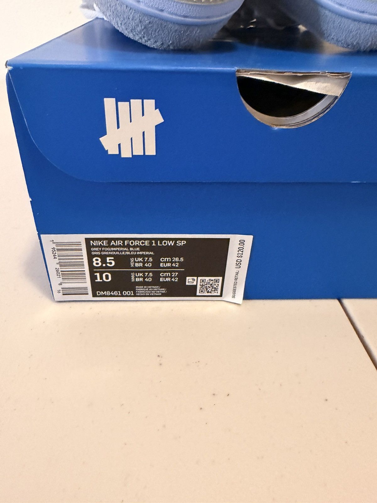 Nike × Undefeated Nike Air Force 1 Low SP Undefeated 5 On It Dunk vs AFI Grey Size US 8.5 / EU 41-42 - 7 Thumbnail
