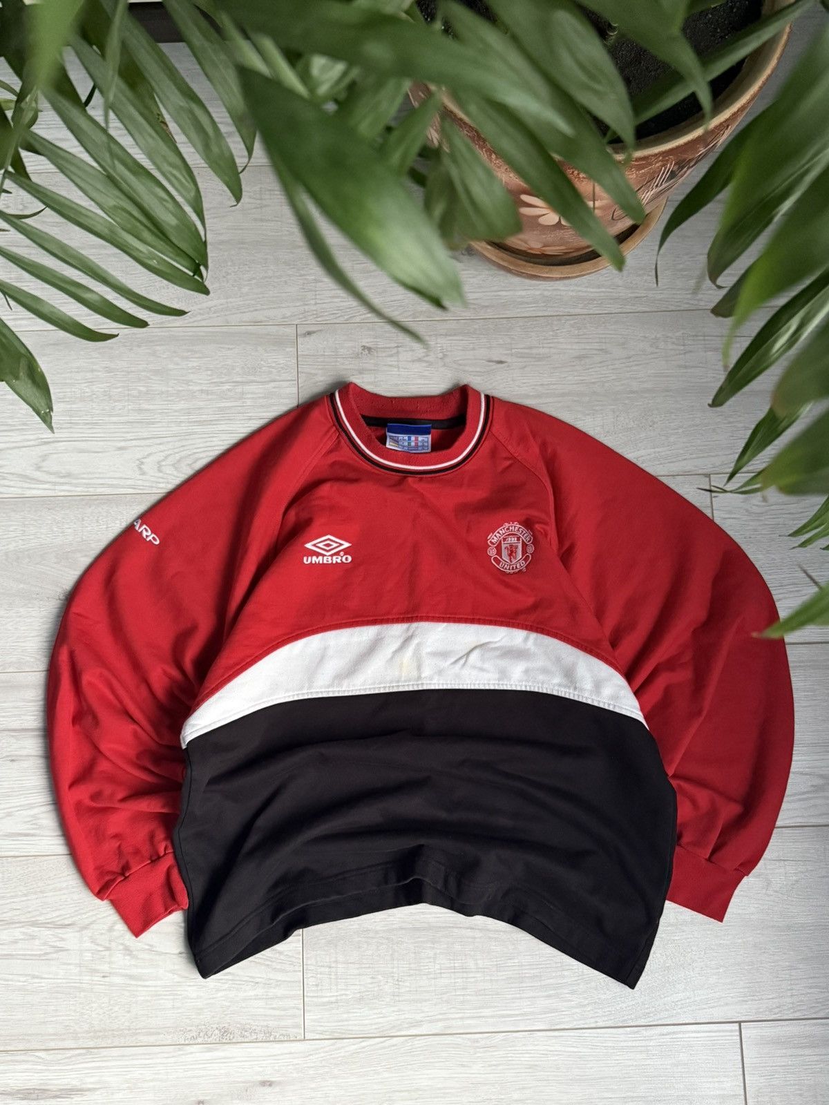 Crewneck Manchester United Umbro Sweatshirt 90’s Sharp Shirt
