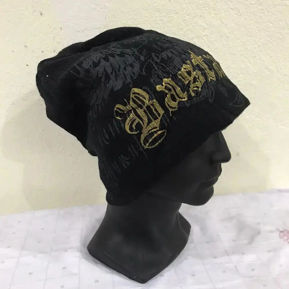 Japanese Brand Bastard Spellout Beanie Hat Size ONE SIZE - 3 Thumbnail