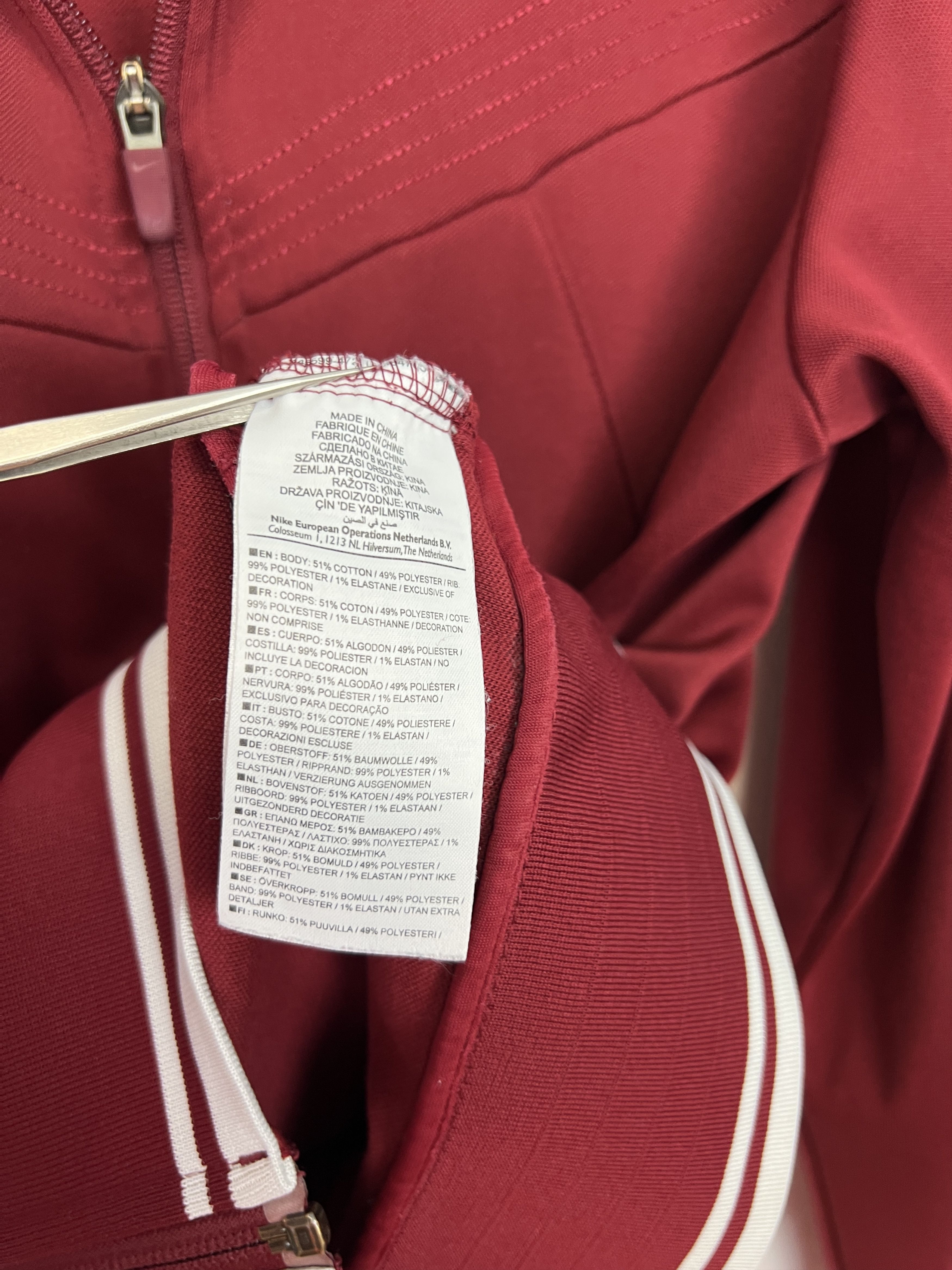 Nike Nike Roger Federer RF 2011 French Burgundy Tennis Jacket Size US M / EU 48-50 / 2 - 8 Thumbnail