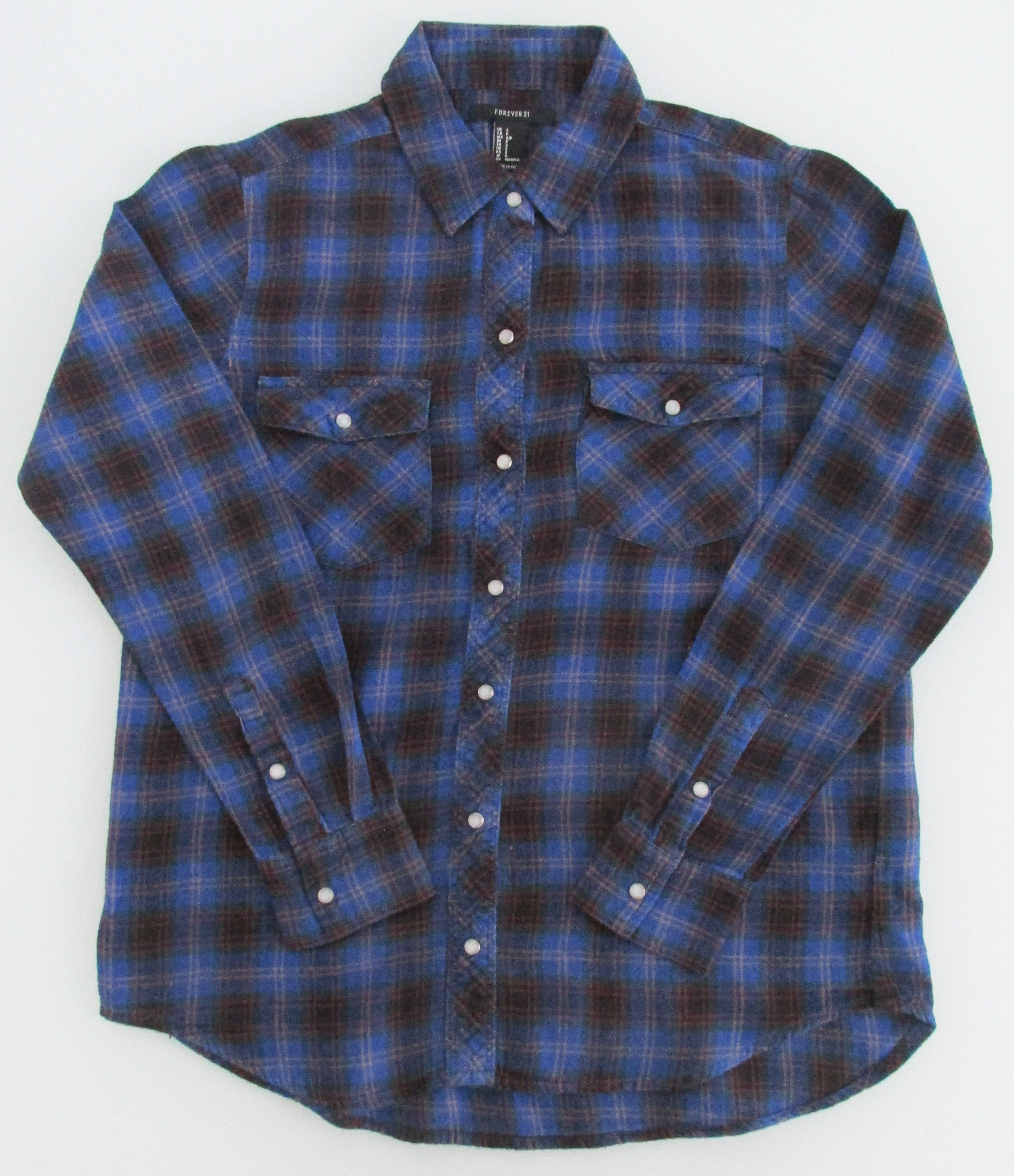 Forever 21 Forever 21 Western Flannel Shirt Size Small Size S / US 4 / IT 40 - 1 Thumbnail