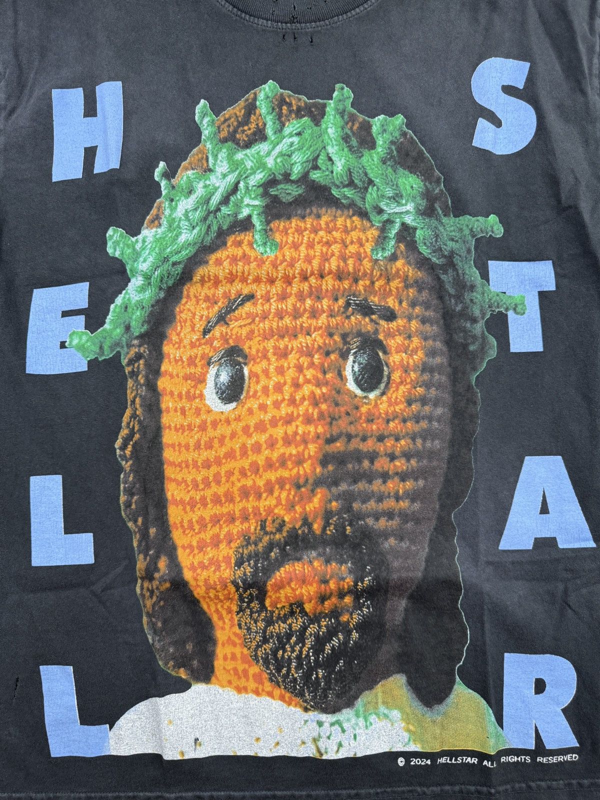 HELLSTAR Hellstar Crochet T-shirt Size US XS / EU 42 / 0 - 2 Thumbnail
