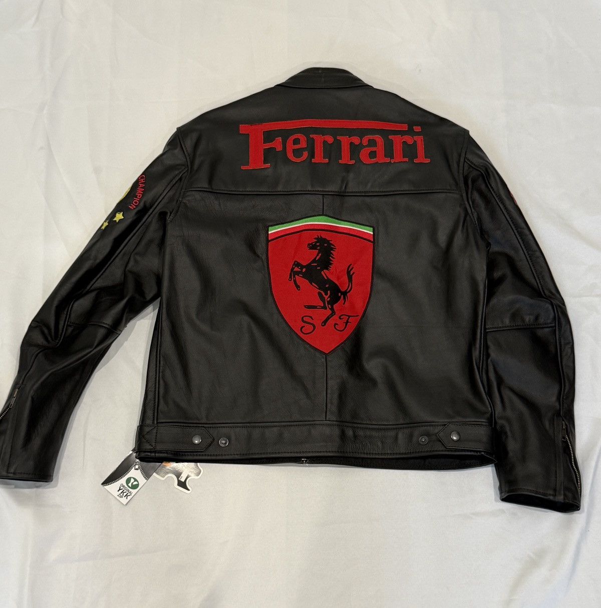 Other Ferrari Leather Jacket (M) Size US M / EU 48-50 / 2 - 2 Thumbnail