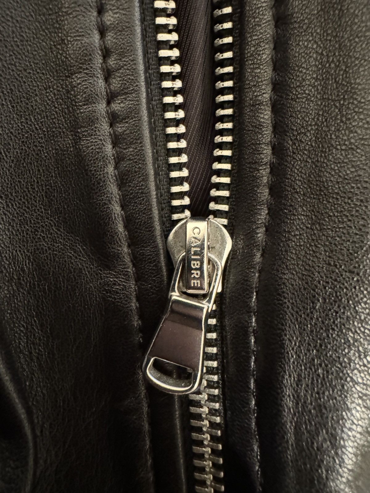 Calibre Leather Bomber Jacket Size US M / EU 48-50 / 2 - 8 Thumbnail