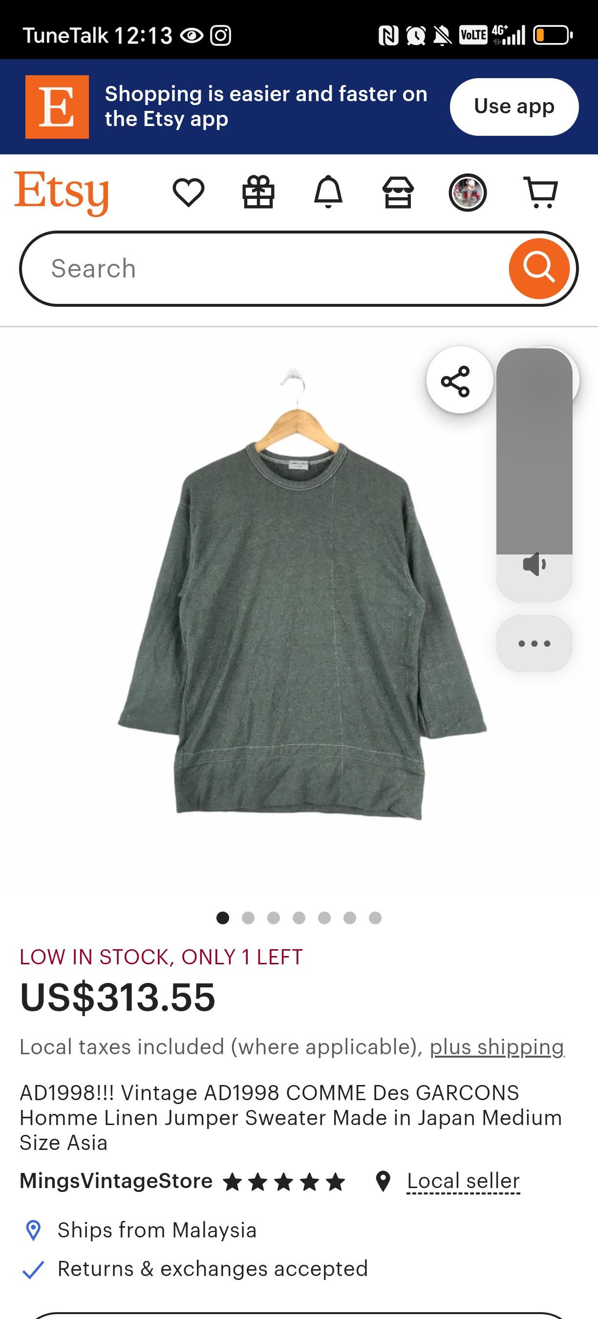 Comme des Garcons VINTAGE Ad 1998 Comme Des Garçons Homme Linen Jumper Japan Size US M / EU 48-50 / 2 - 6 Thumbnail