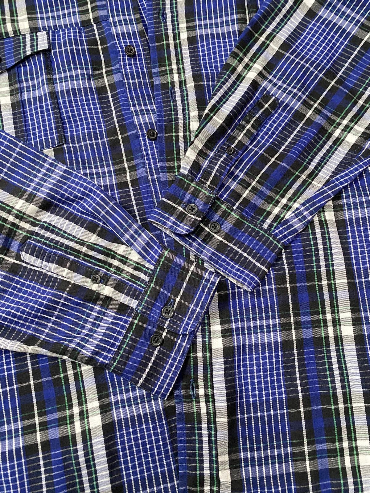 Japanese Brand B.C Factory Plaid Flannel Multipocket L/S Outershirt Size US L / EU 52-54 / 3 - 7 Thumbnail