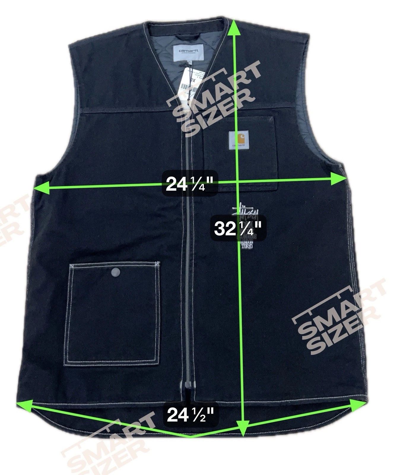 Carhartt Wip Stussy Carhartt Vest Carhartt WIP X Stussy X Dover