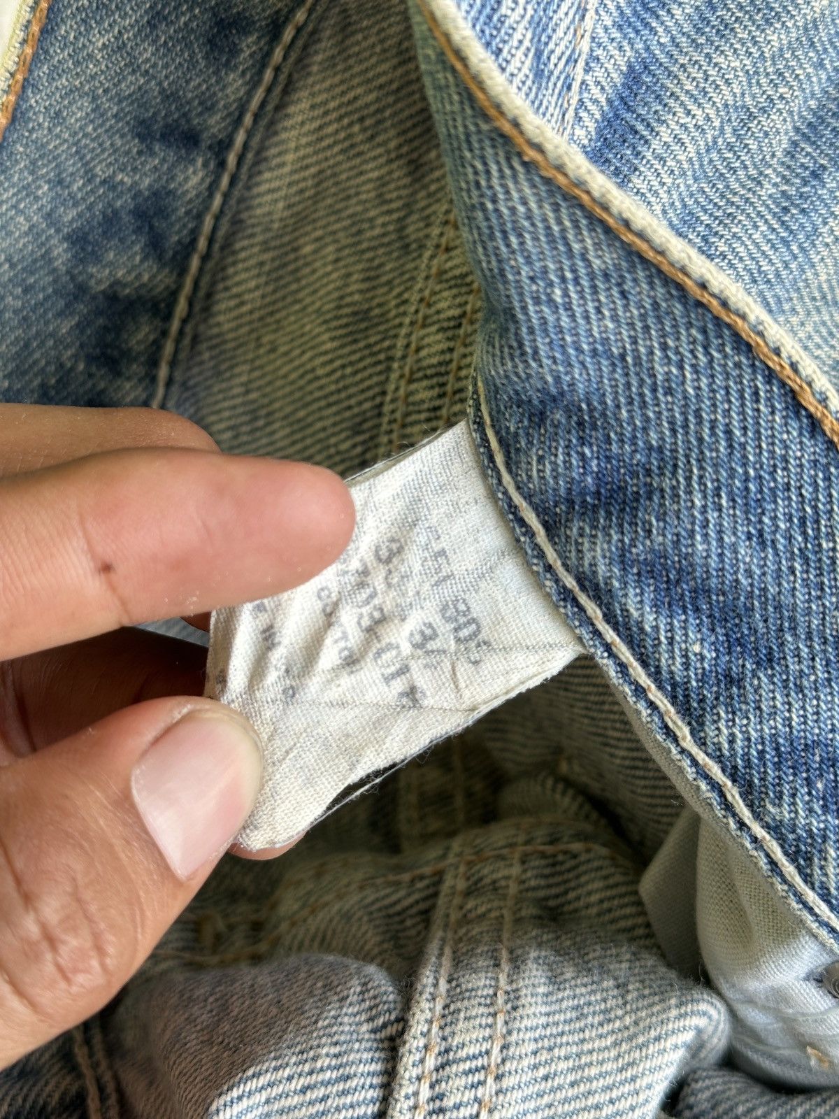 Kapital Vintage Wrangler Distress Patchwork Style 🎌💥 Size US 32 / EU 48 - 9 Thumbnail