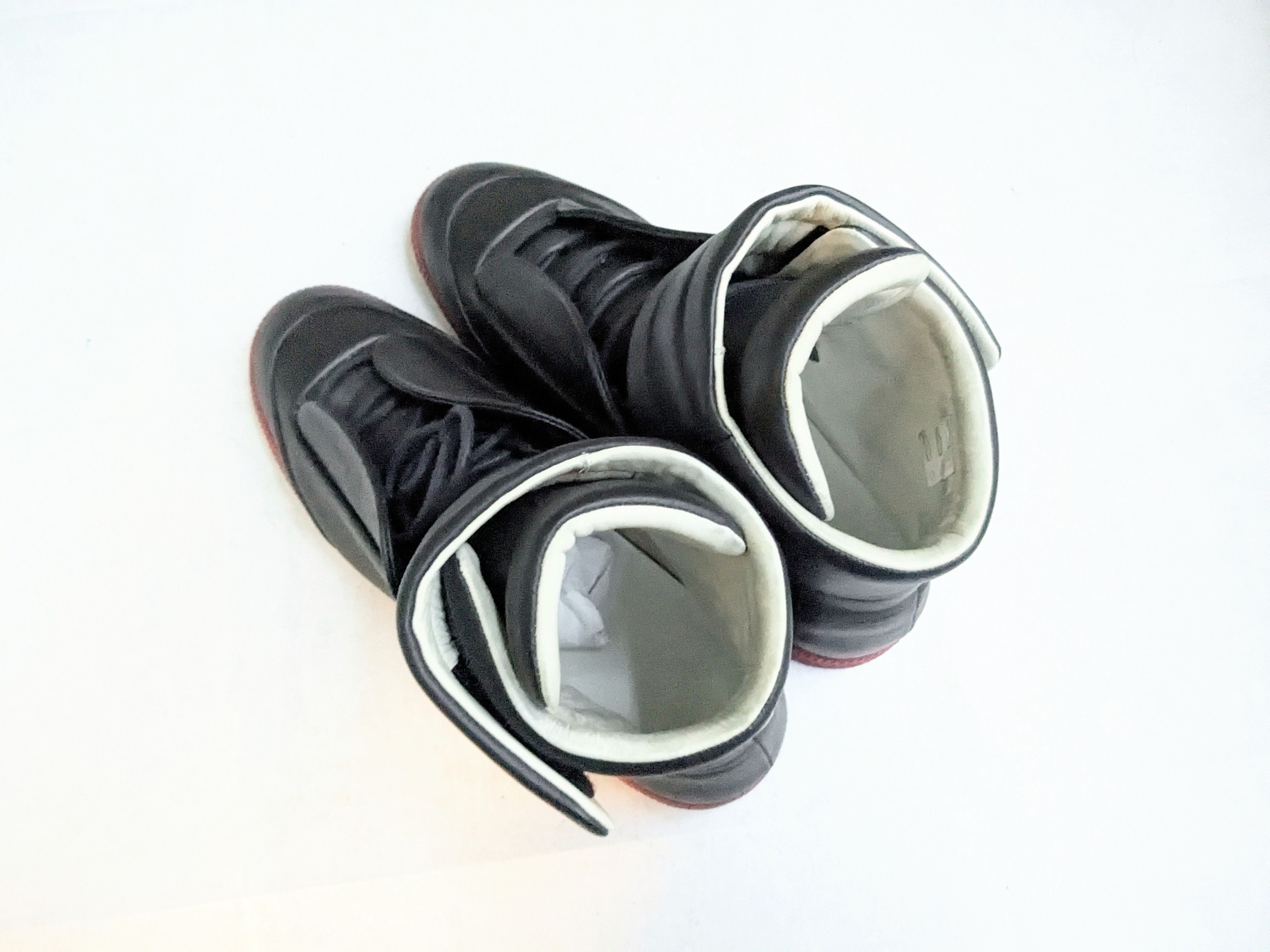 Maison Margiela Maison Margiela Future Black Red Leather 12 45 Italy High Size US 12 / EU 45 - 5 Thumbnail
