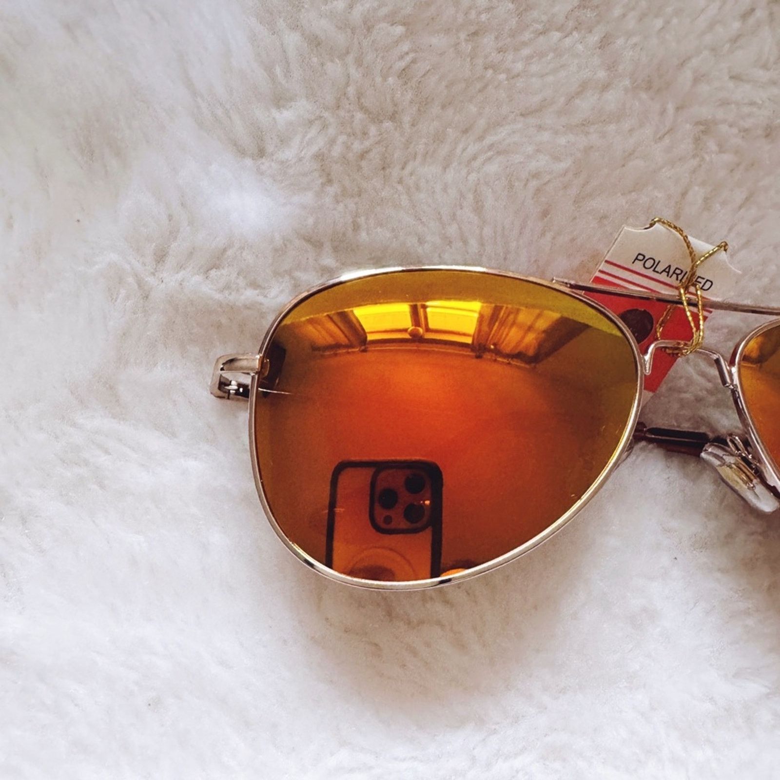 Other Zane Orange Polarized Mirrored Sunglasses Size ONE SIZE - 9 Thumbnail