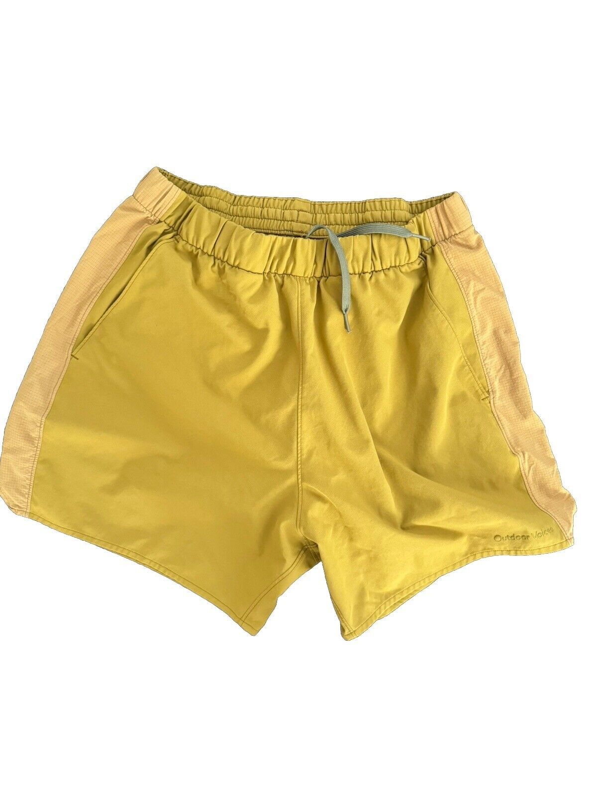 Outdoor Voices Outdoor Voices 5" Gold Yellow Shorts Lined Mens L Size US 34 / EU 50 - 1 Thumbnail