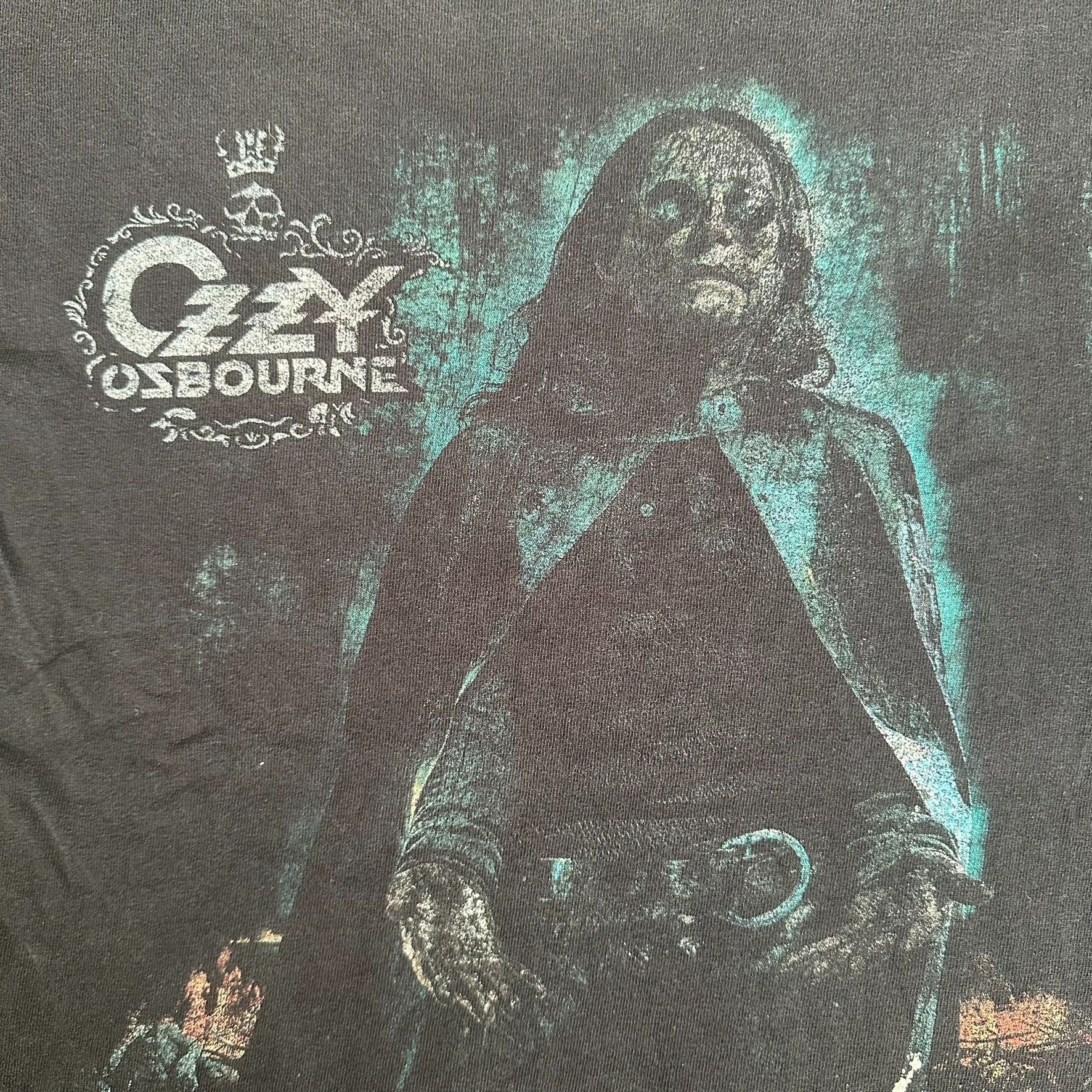 Ozzy Osbourne Vintage Y2K Ozzy Osbourne T-Shirt Black Rain Tour Band Tee Size US S / EU 44-46 / 1 - 2 Thumbnail