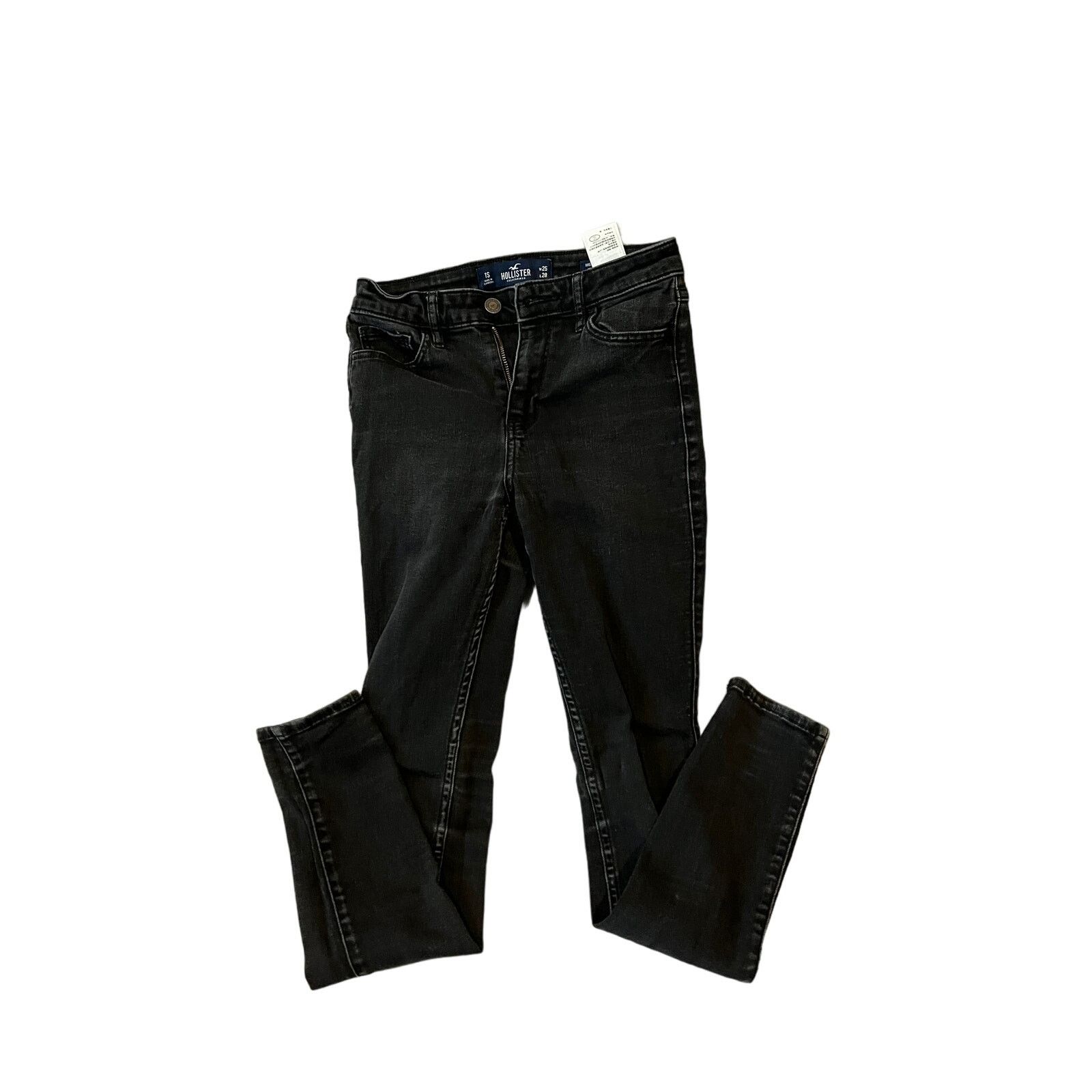 Hollister Hollister High Rise Super Skinny Jeans Woman 1S Size 25" / US 0 / IT 36 - 3 Thumbnail