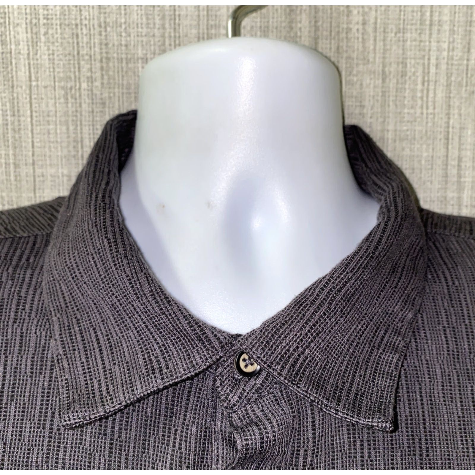 Nat Nast Nat Nast Mens Gray Short Sleeve Golf Polo Shirt 2XL Modal/Polyester Regular Collared Polo Golf Shirt Mens Gray 2XL Nat Nast Luxury Originals Size US XXL / EU 58 / 5 - 3 Thumbnail