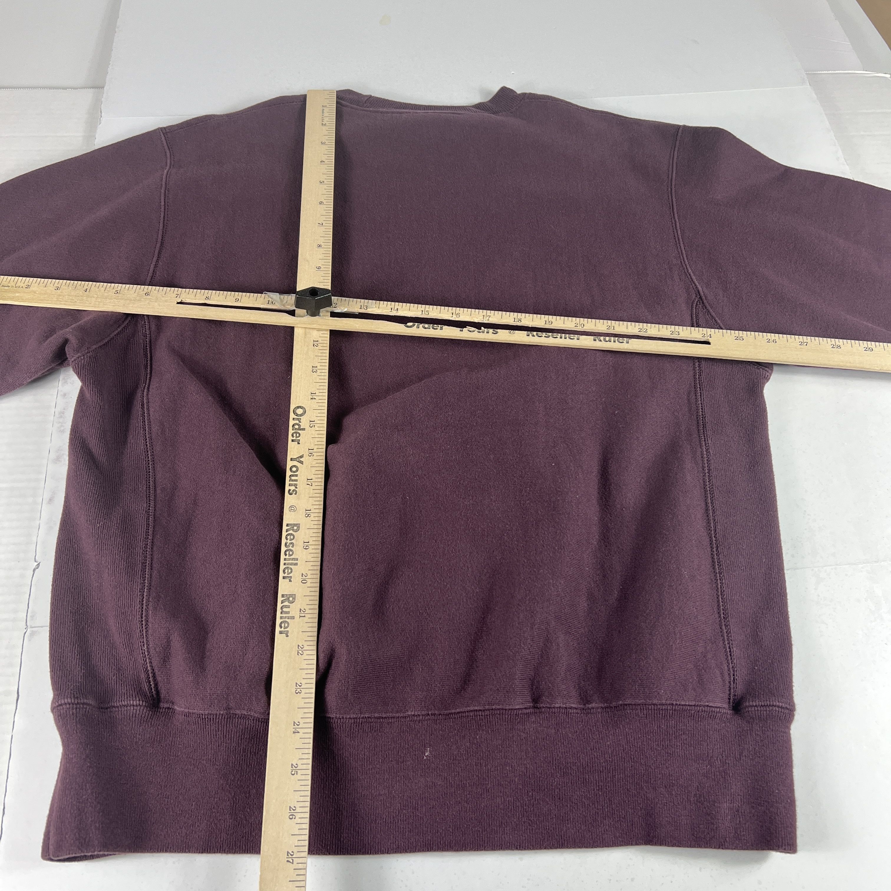 Champion × Vintage Y2K Champion Reverse Weave Sweatshirt Purple Logo Crewneck Size US M / EU 48-50 / 2 - 11 Thumbnail