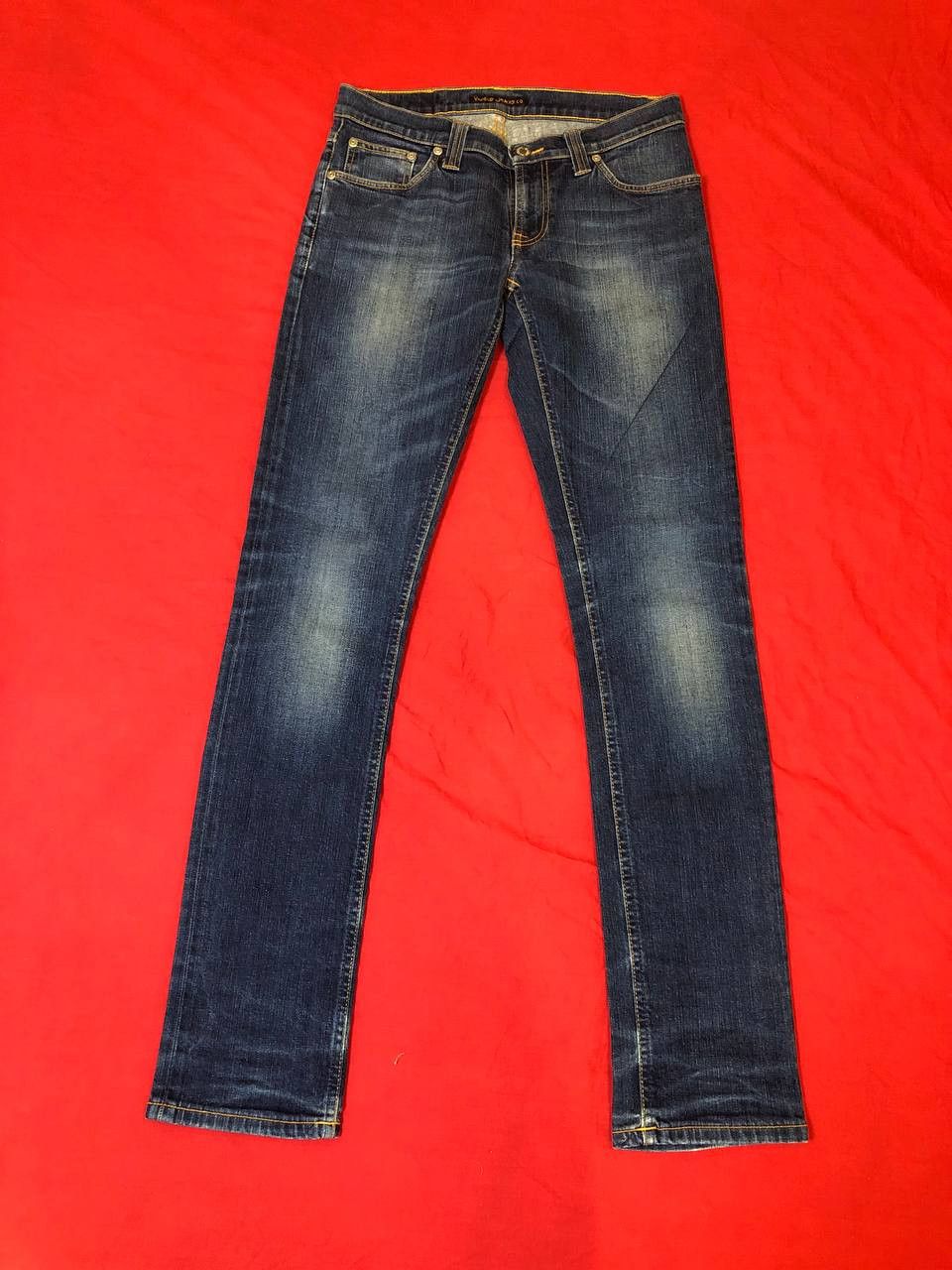 Nudie Jeans NUDIE SLIM JIM Wash Denim Regulat Straight Slim Fit Size US 28 / EU 44 - 18 Thumbnail