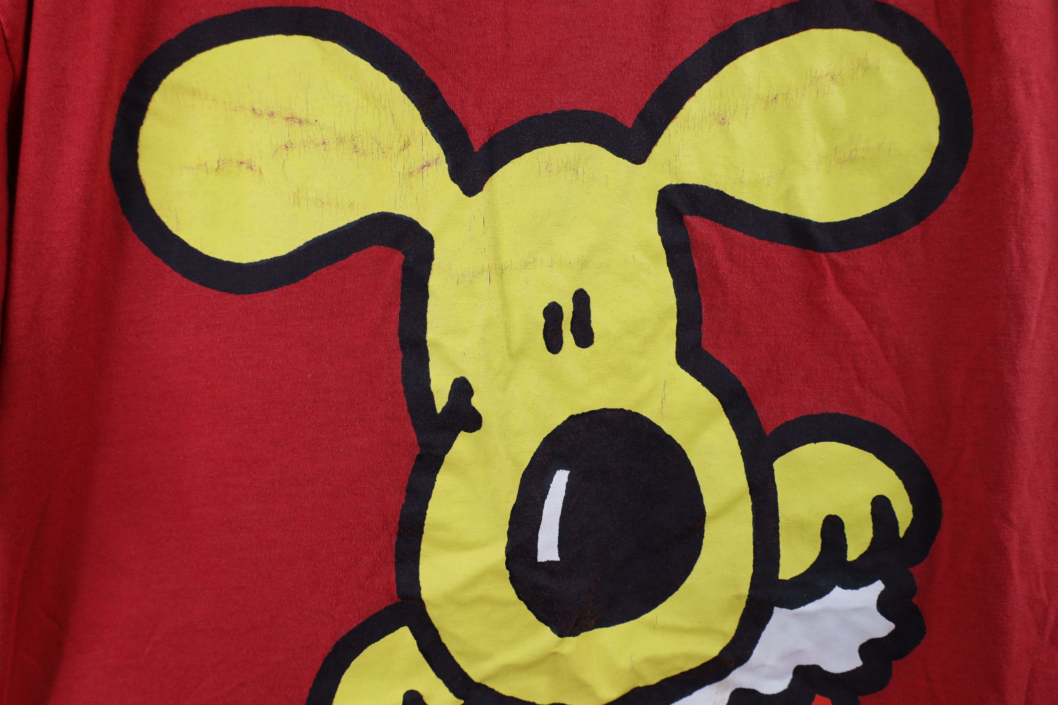 Vintage Vintage 90s Streetwear Dog Stocking Night Sleep T-Shirt USA Size ONE SIZE - 5 Thumbnail
