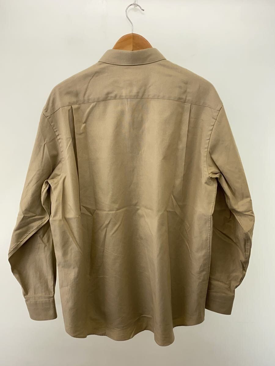 A.PRESSE Beige Cotton Long Sleeve Shirt Size US M / EU 48-50 / 2 - 2 Thumbnail
